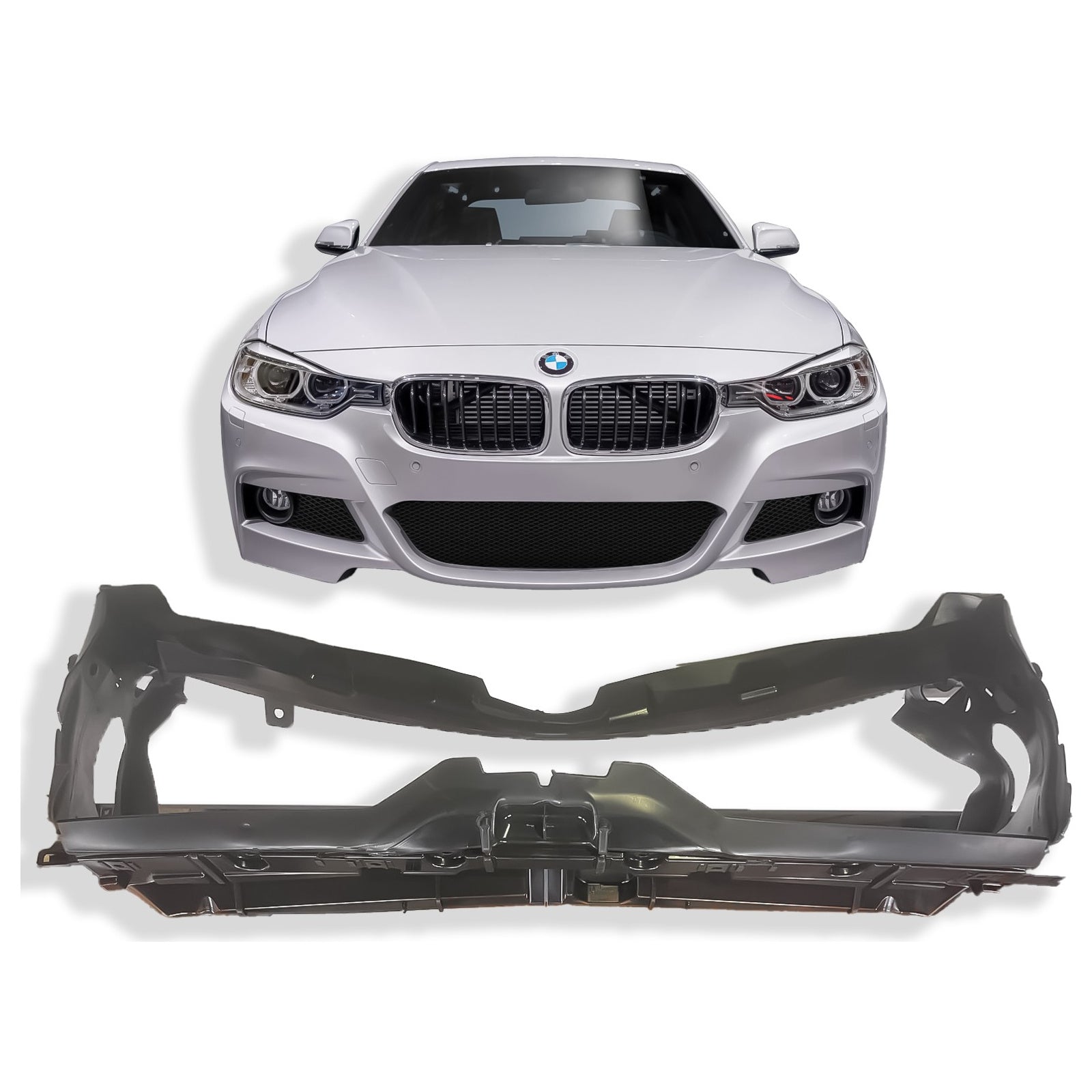 Front Radiator Upper Air Intake Duct For Bmw 3 Series F30 F31 12 18 51747255413