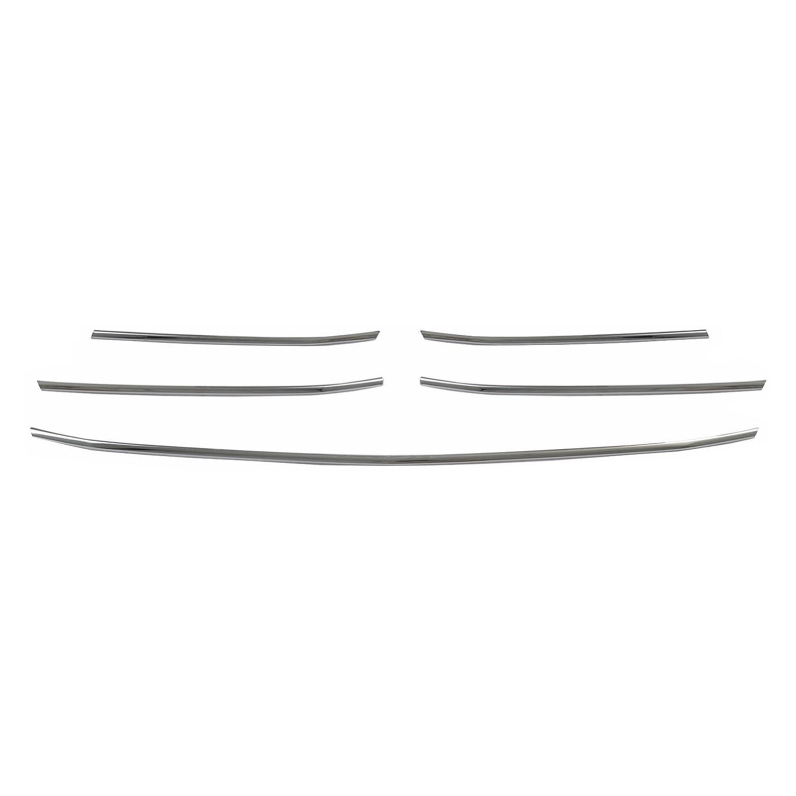 5 Pcs Chrome Front Grill Trim Cover S.Steel For Mercedes Sprinter W907 2018-On