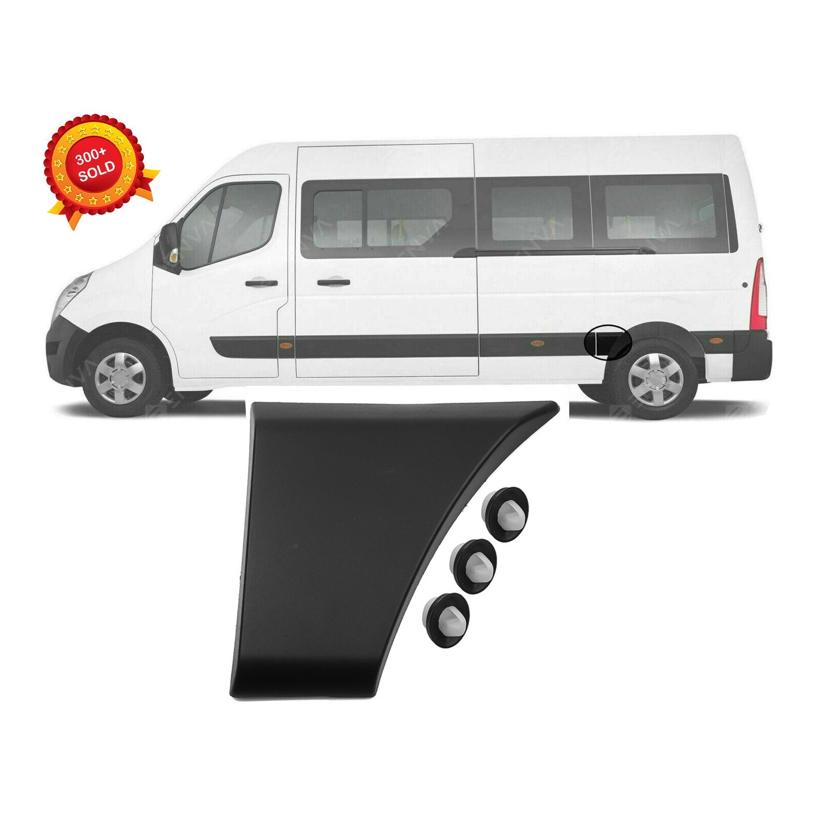 Renault Master 2010 2016 Side Moulding Strip Rear Panel Left Side 768F20004R