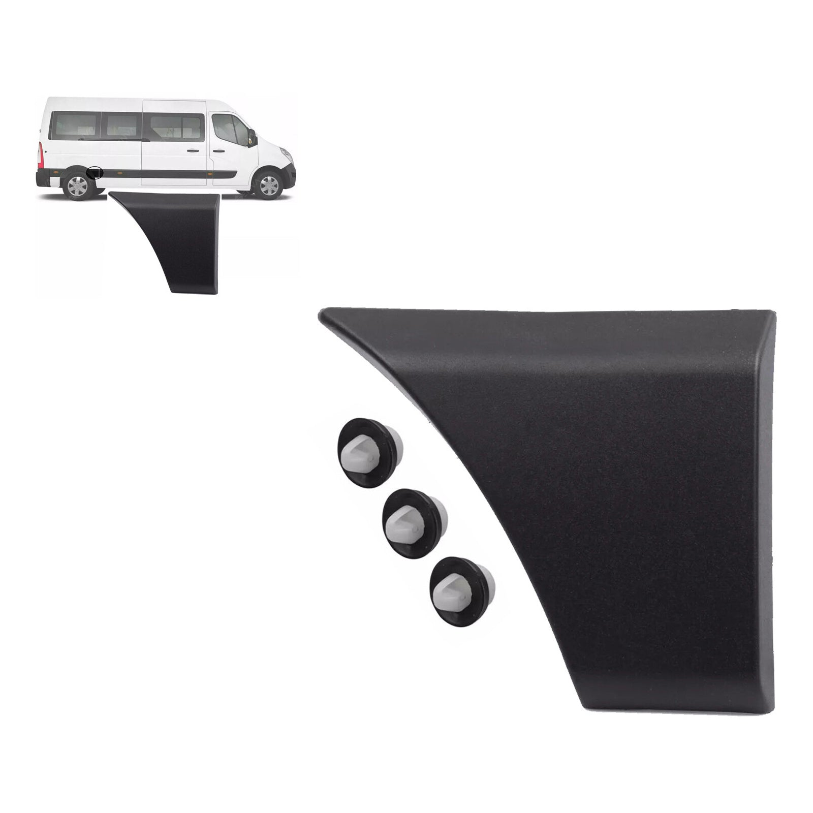 For Renault Master MK3 Rear Right Side Door Moulding Trim Strip Panel 768F30004R