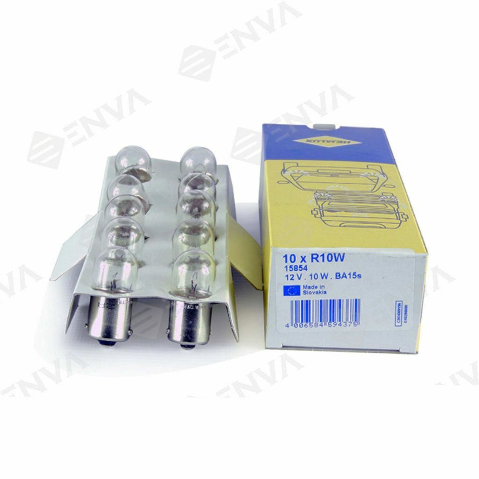 10x( 12V R10W Bulbs) 15854 BA15s