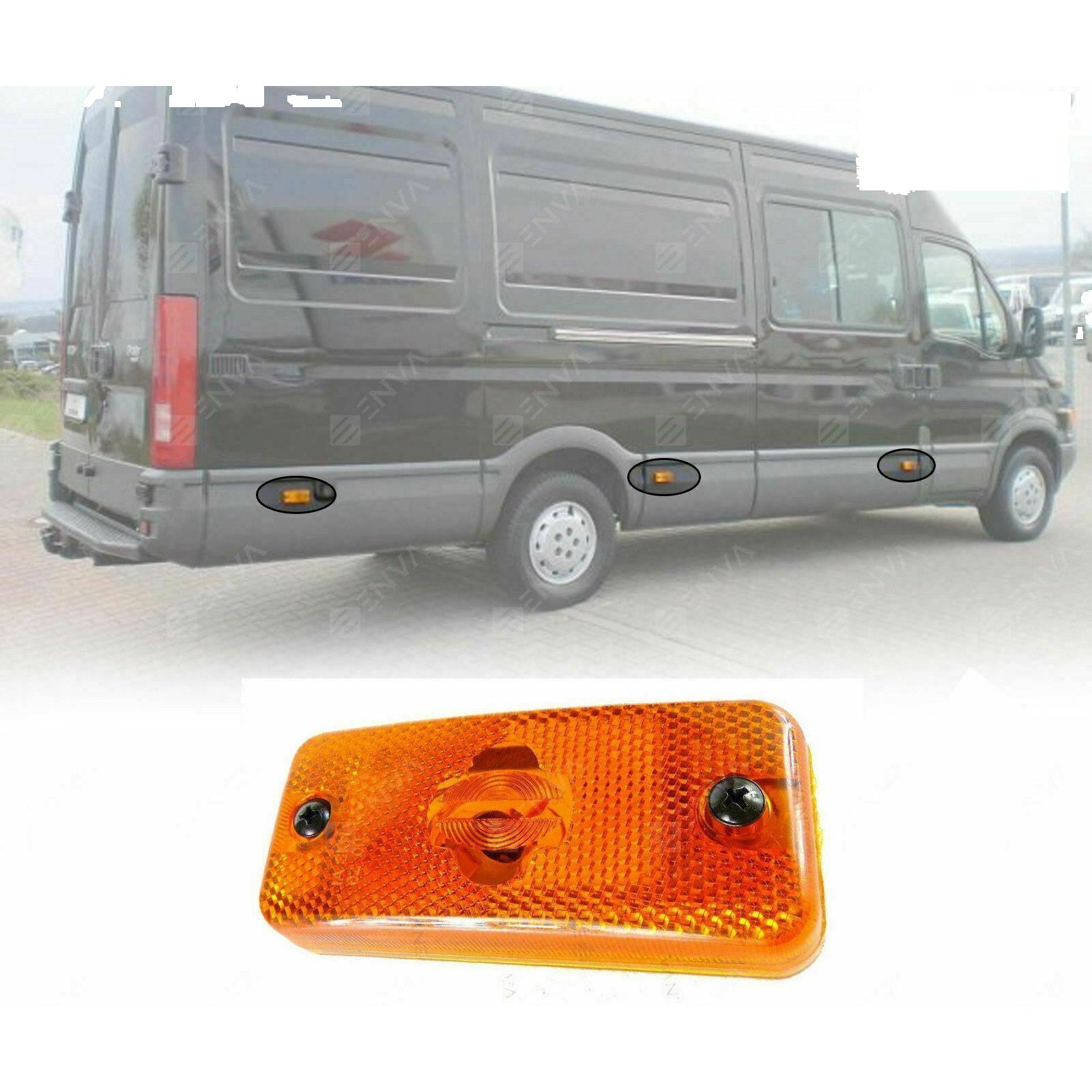 For IVECO DAILY 06-11 Side Marker Light Lamp Right or Left Side With Bulb Holder
