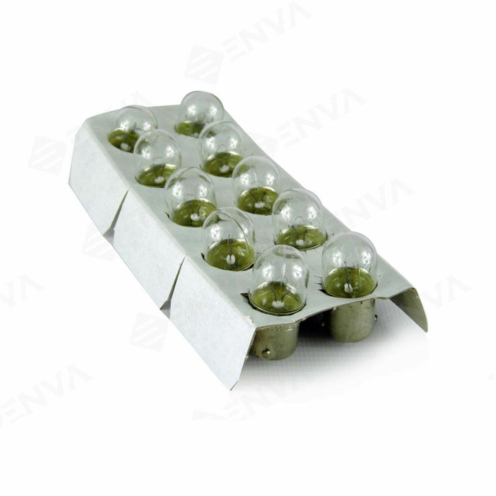 12V R5W Ba15S 5W Clear Bulbs 5W15849 X10