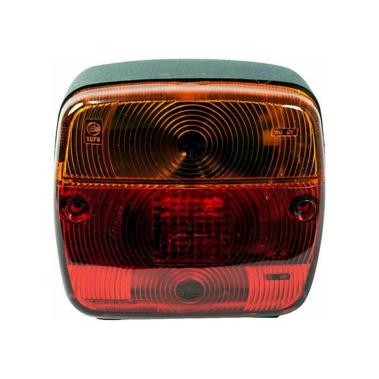 Single Lh Rear Tail Light Lens Lamp With Number Plate Light For Caravan