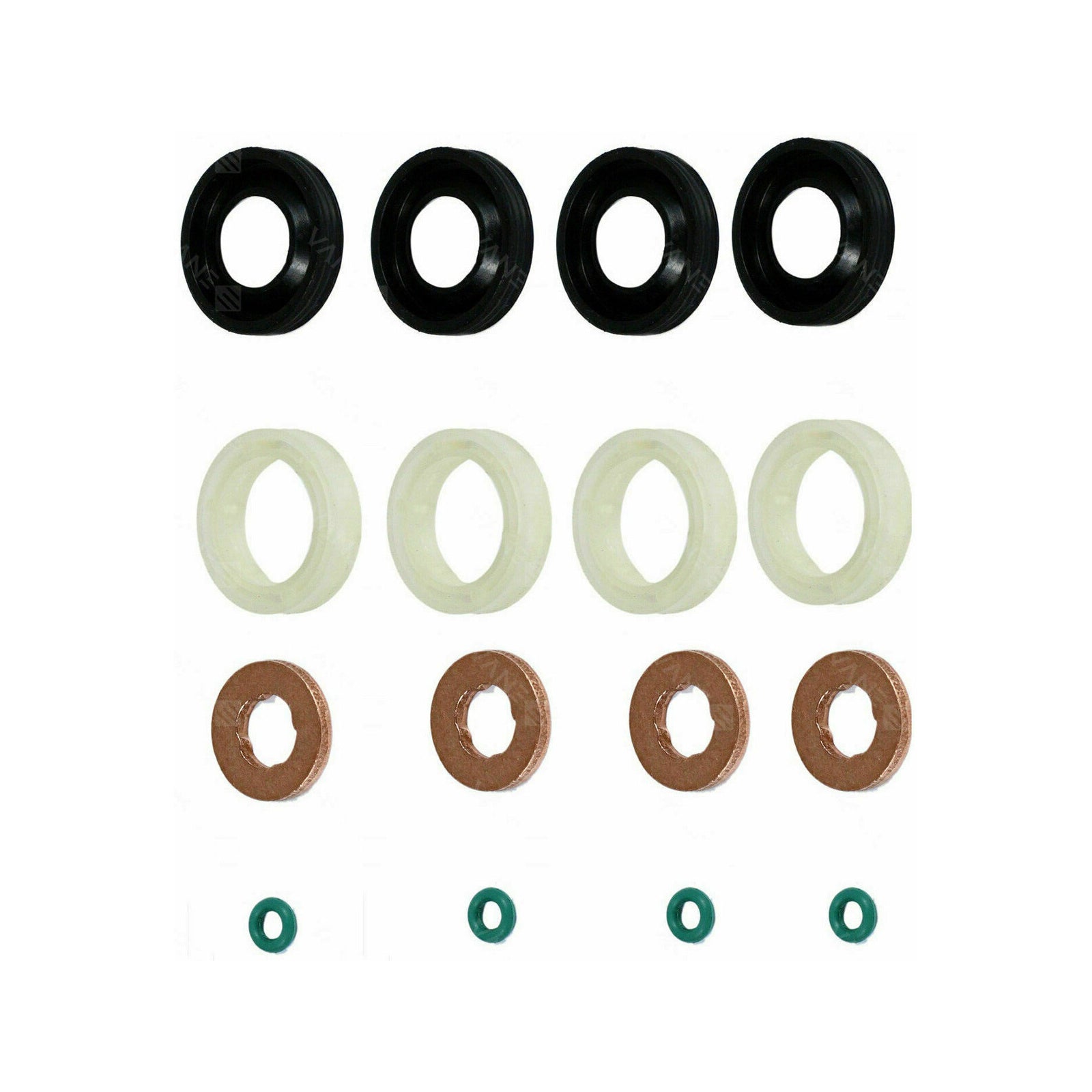Ford Fusion Focus C-Max 1.6 TDCi Fuel Injector Seal Washer O-Ring Protector Set