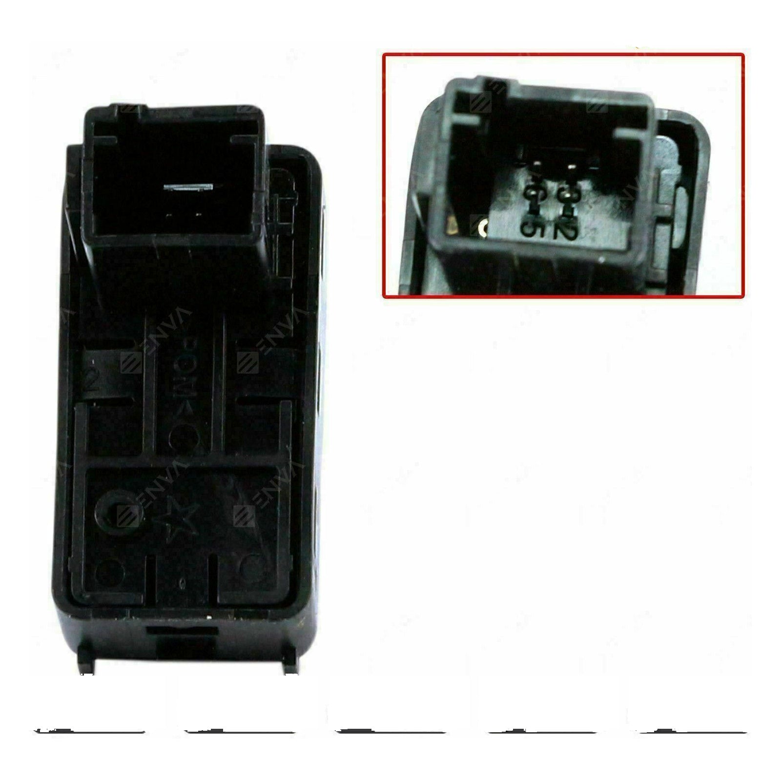 Electric Window Control Switch 4 Pin Driver Side for Peugeot Partner 2009-2015