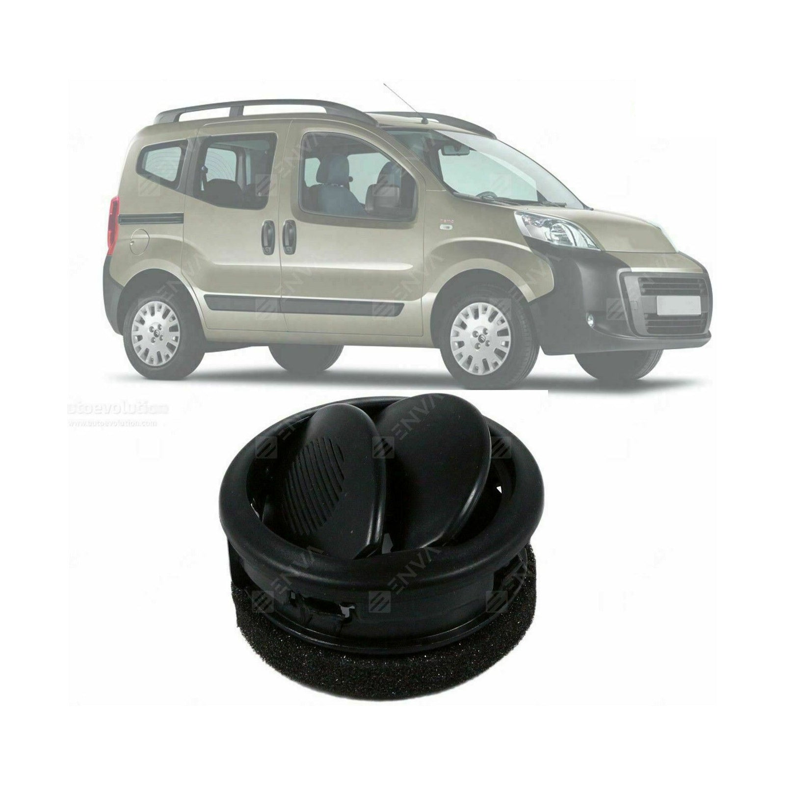 Central Heating Ventilation Diffuser Single for Fiat Fiorino 2008 on