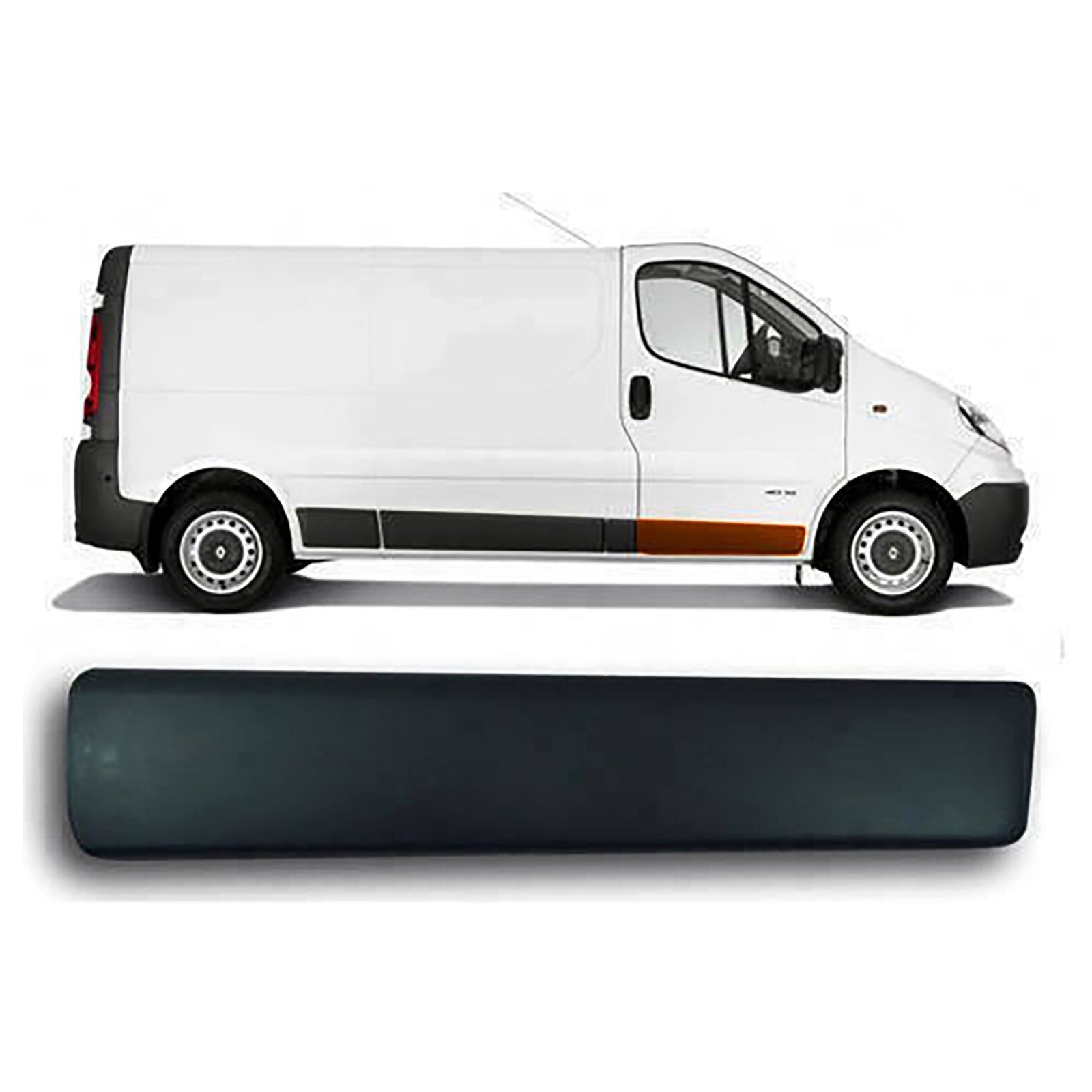 Front Door Right Side Trim Moulding Panel For Renault Trafic Ii 01 13 8200036086