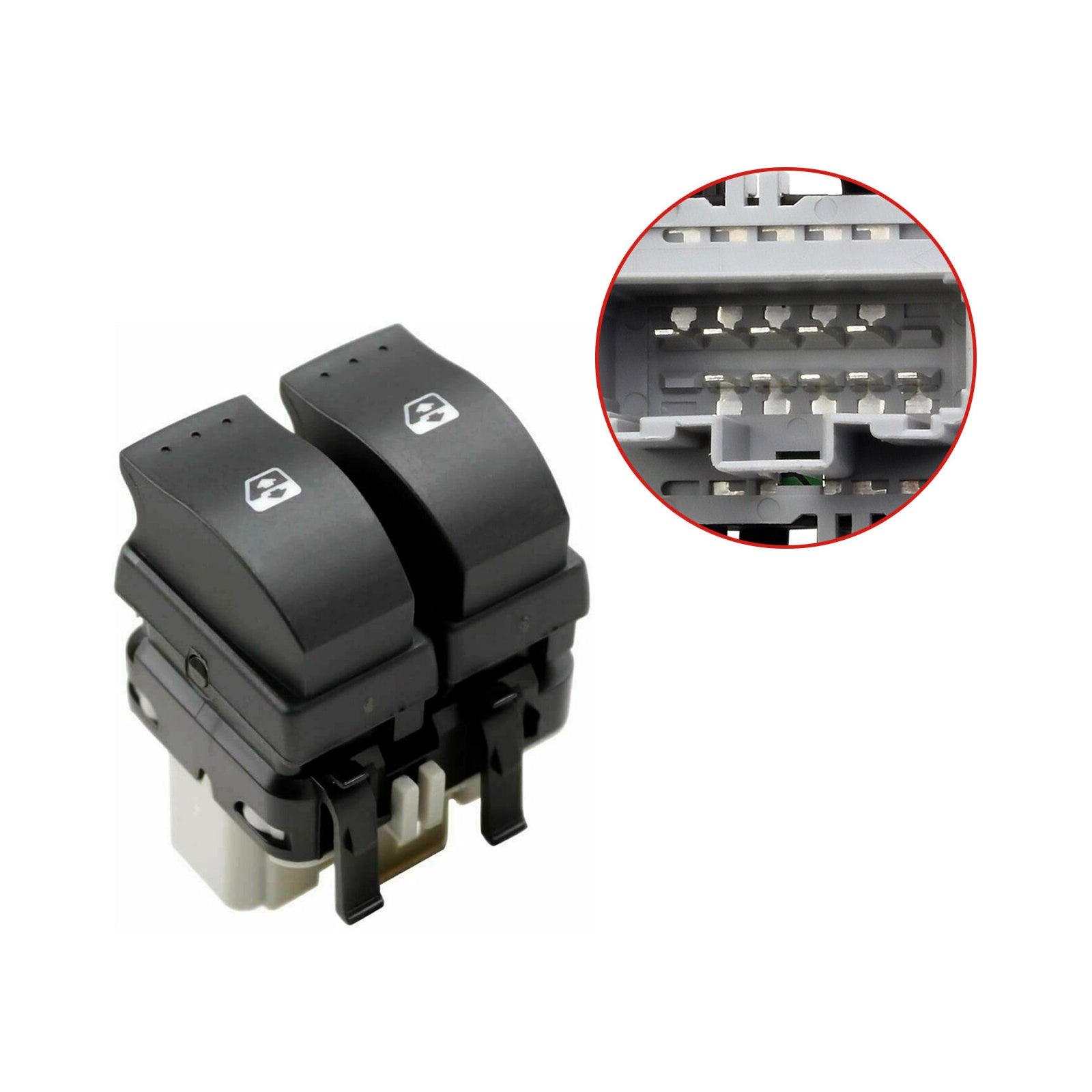Window Control Switch Driver Side for Renault Megane 2 MK2 Hatchback 8200315042