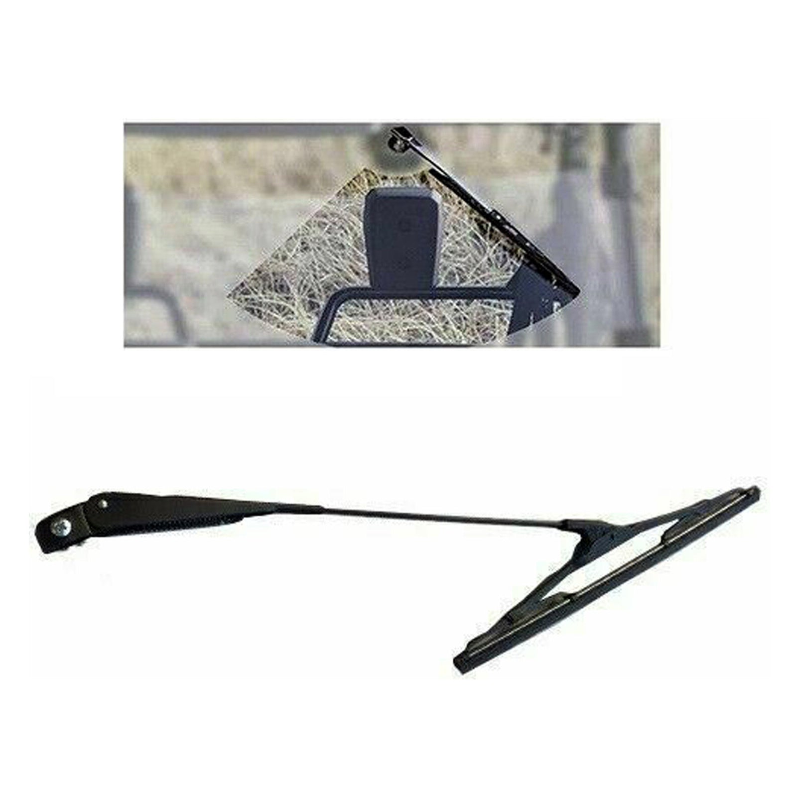 Universal Wiper Arm and Metal Base Blade Kit for Fishing Boat ATV UTV 11