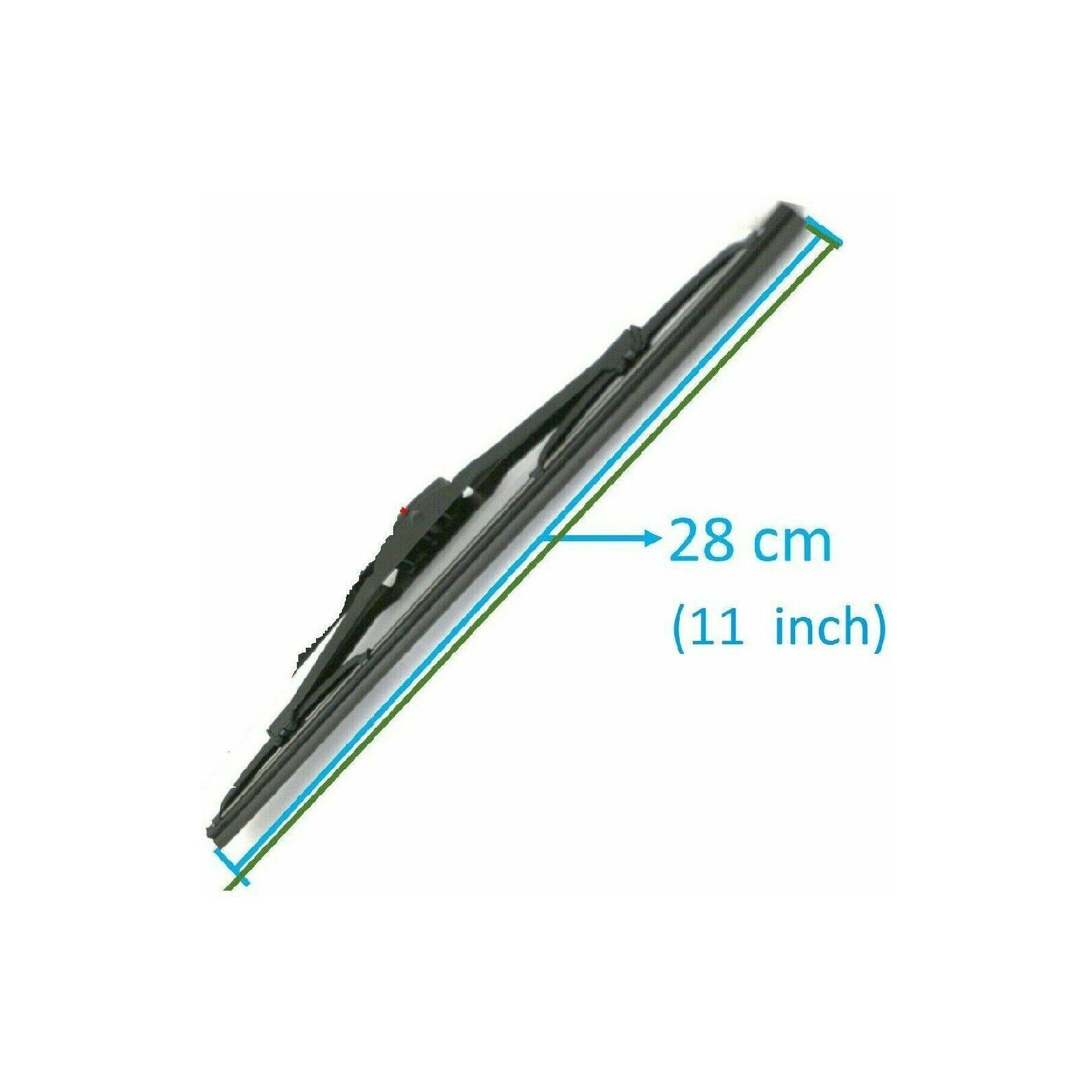 Universal Metal Base Wiper Blade for Fishing Boat, ATV, UTV 280 mm 11