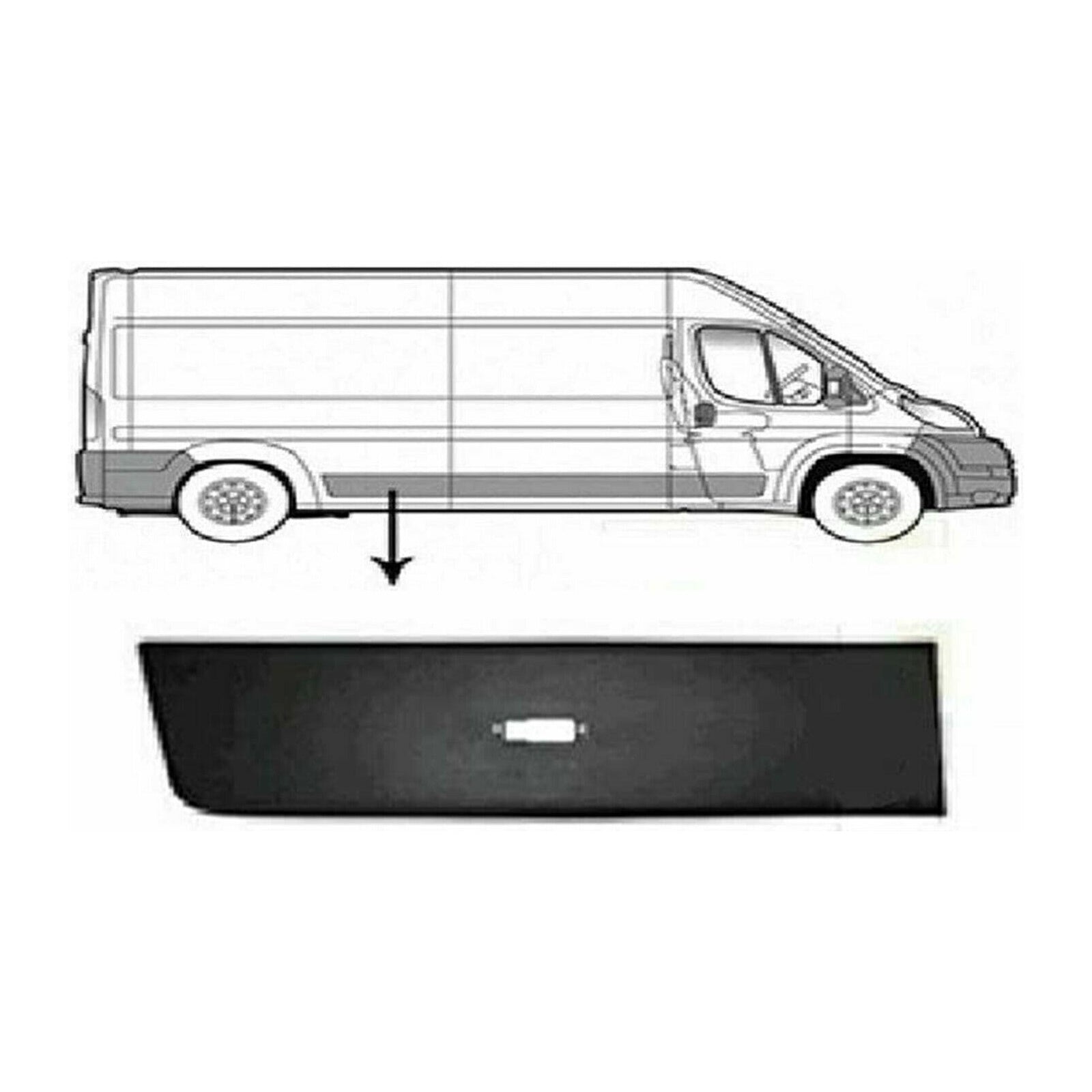 Rear Right Moulding Trim Panel For Citroen Relay Peugeot Boxer Ducato 8547.Z0