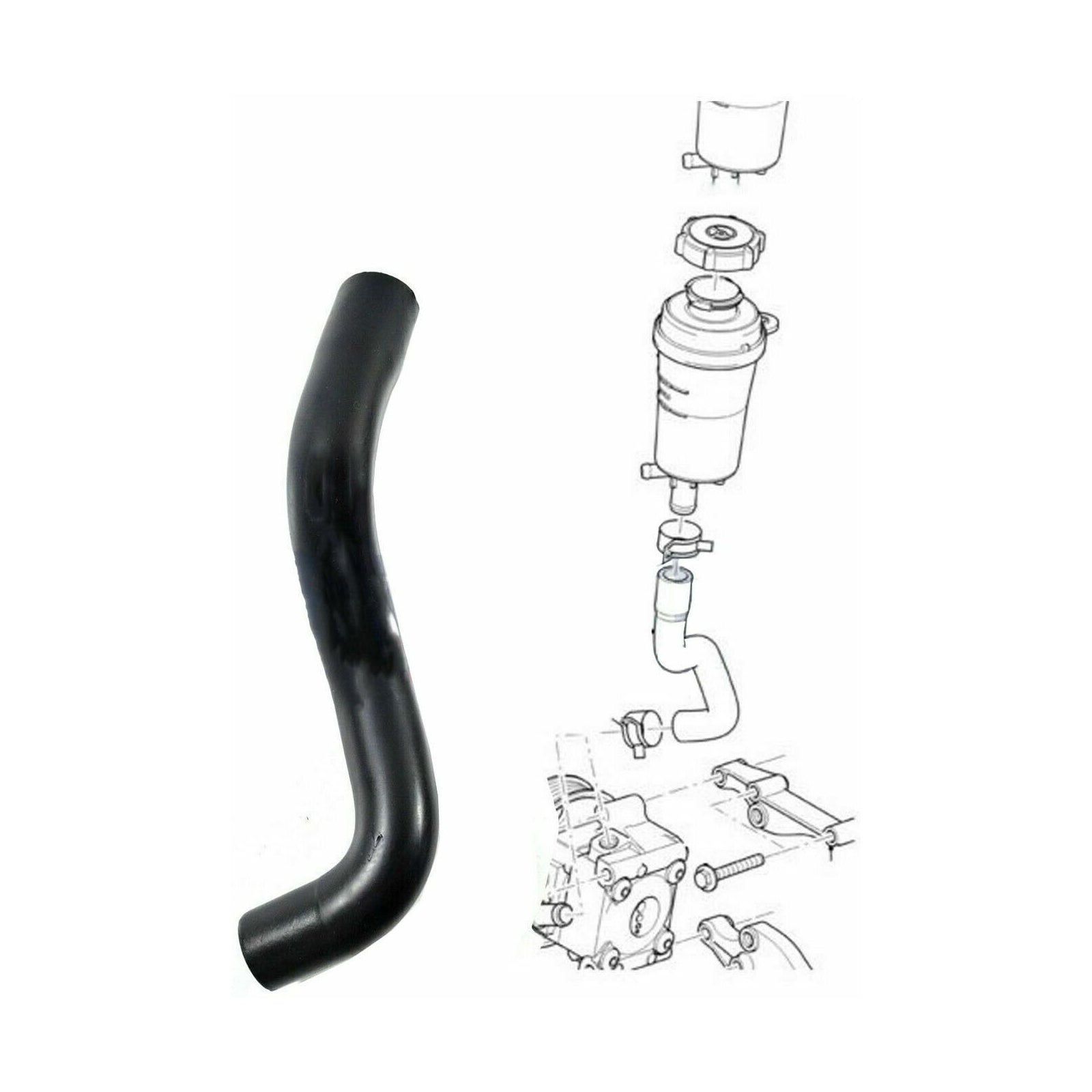 Steering Hydraulic Hose For Ford Focus Ii C Max 1.6 4M513691Aa 1317039