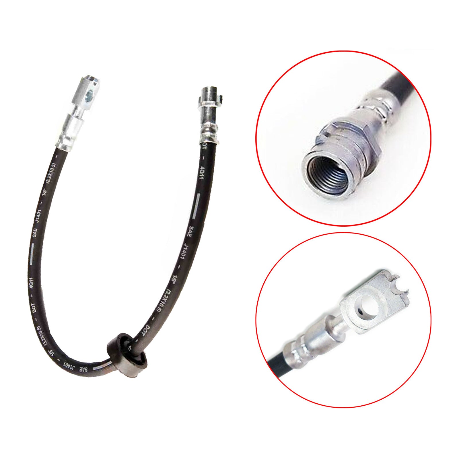 For Seat Leon Toledo Skoda Octavia VW Golf MK4 Front Brake Hose Line 1J0611701