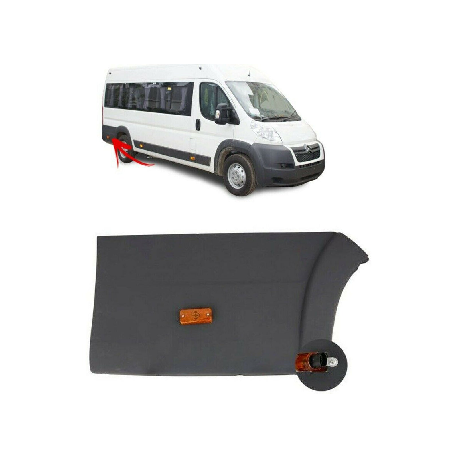 For Ducato Relay Boxer Moulding Trim Panel Rear Right With Indicator Lamp 8547X4