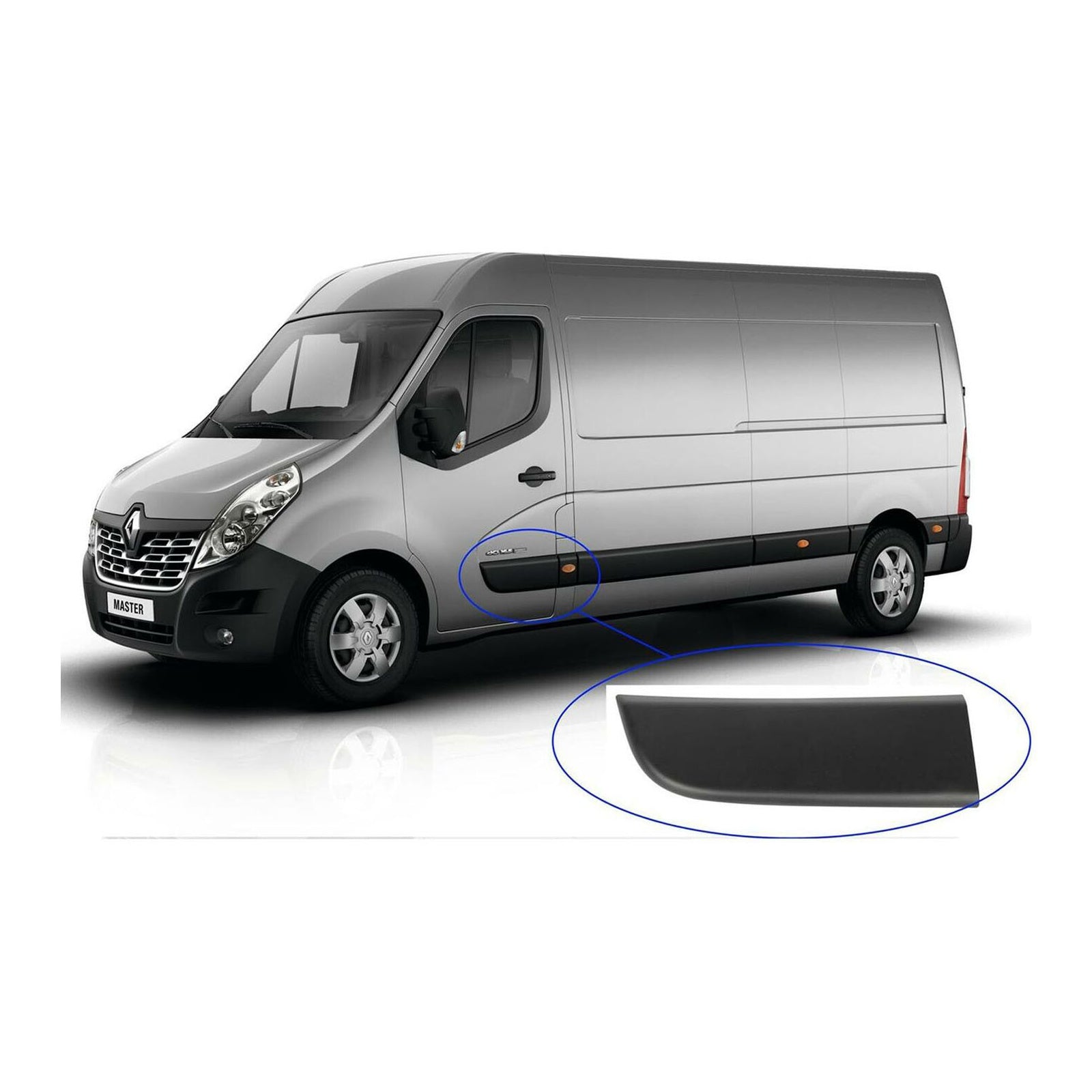 Door Mouldings Strip Panel Front Right Left Side For Movano 10-16 808200149R