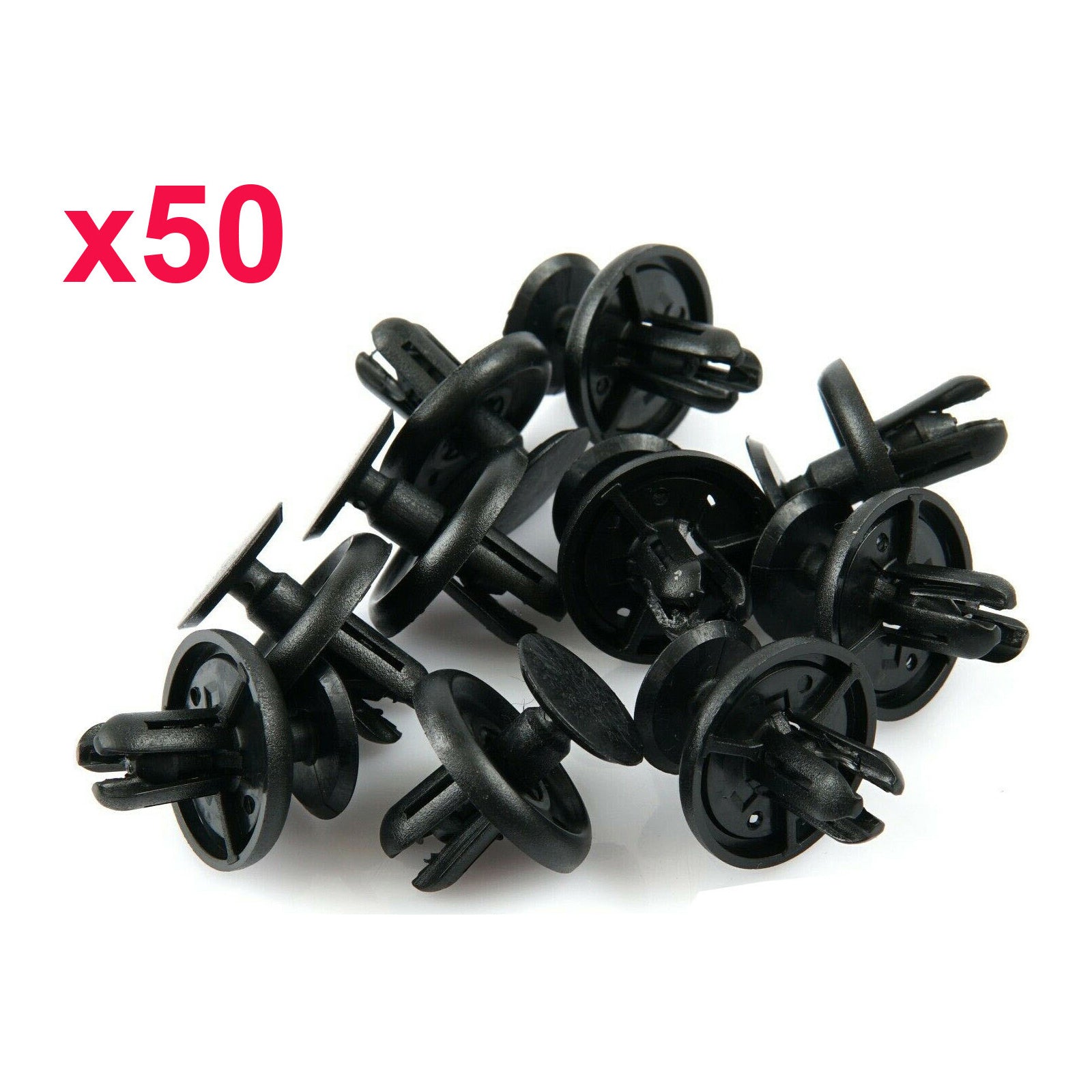 50X Plastic Clips Wheel Arch Inner Wing Lining Engine Shield Cover For Toyota