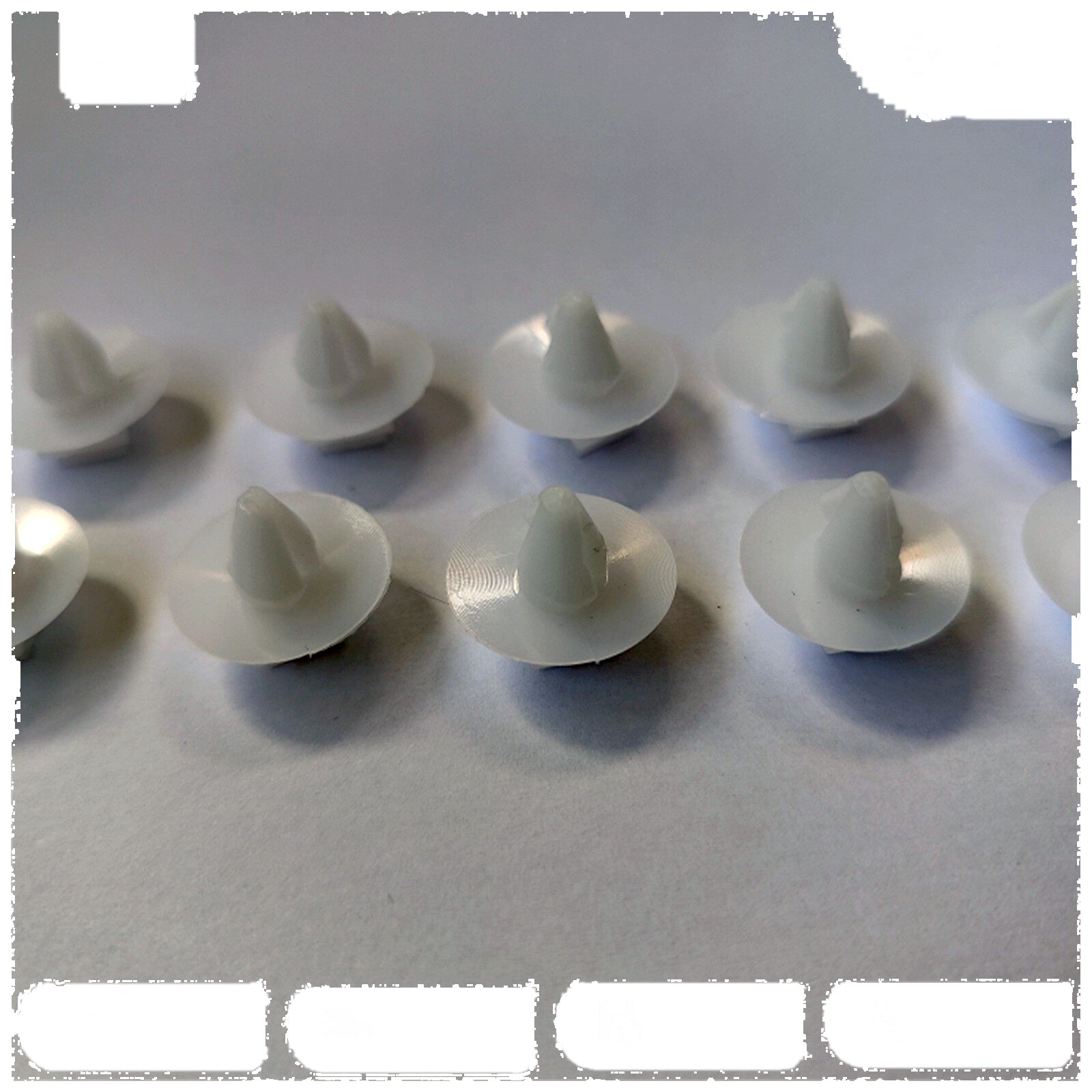 10X Citroen Peugeot Exterior Door Trim Bumpstrip Rub Strip Moulding Clips 856540