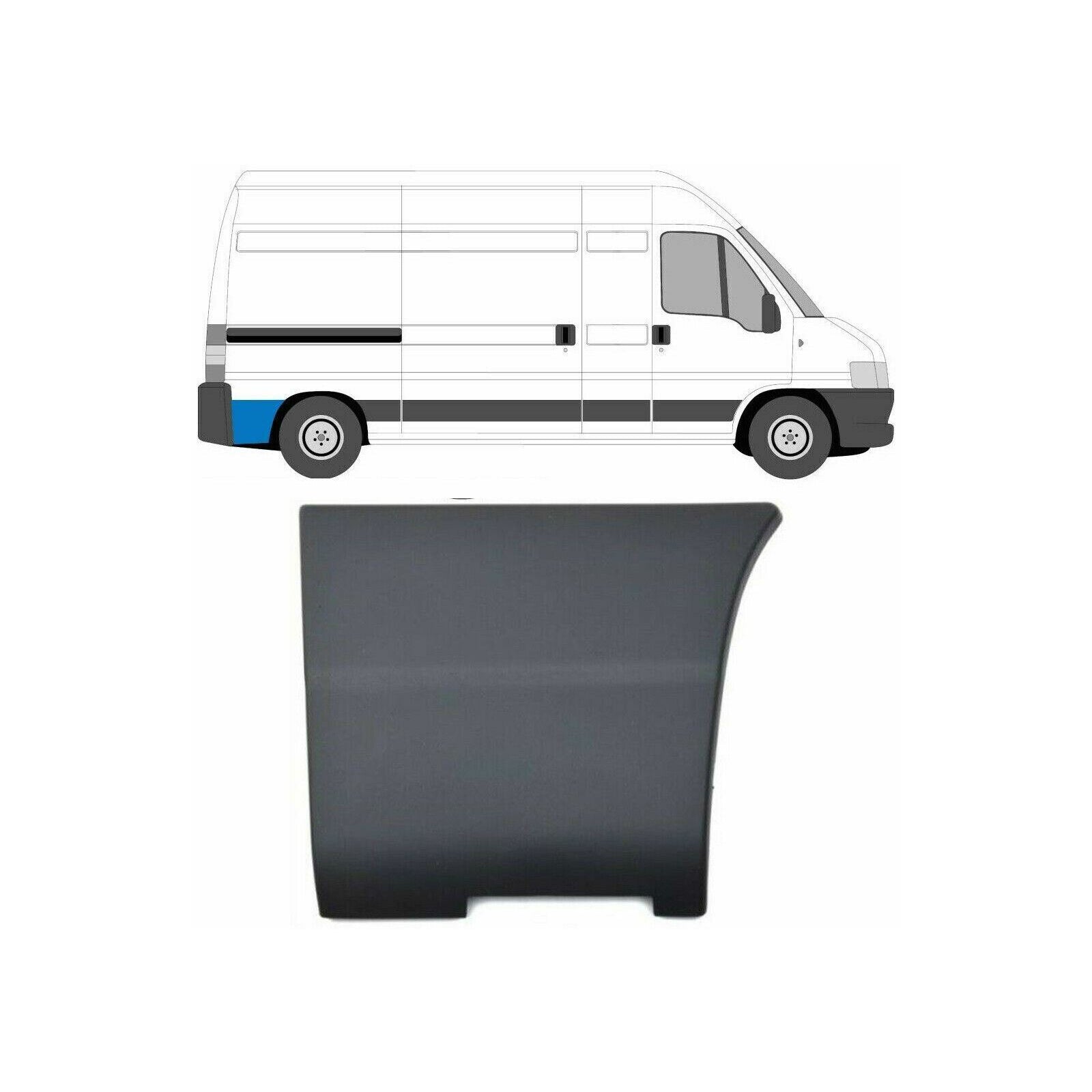 Rear Left & Right Moulding Trim Panel for Peugeot Boxer 02-06 8547.Q5 8547.Q6