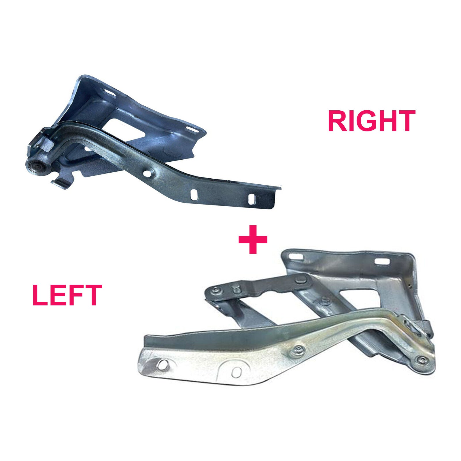Left + Right Hand Bonnet Hinge Bracket For Bipper Nemo Fiorino 7912F1 1352948080