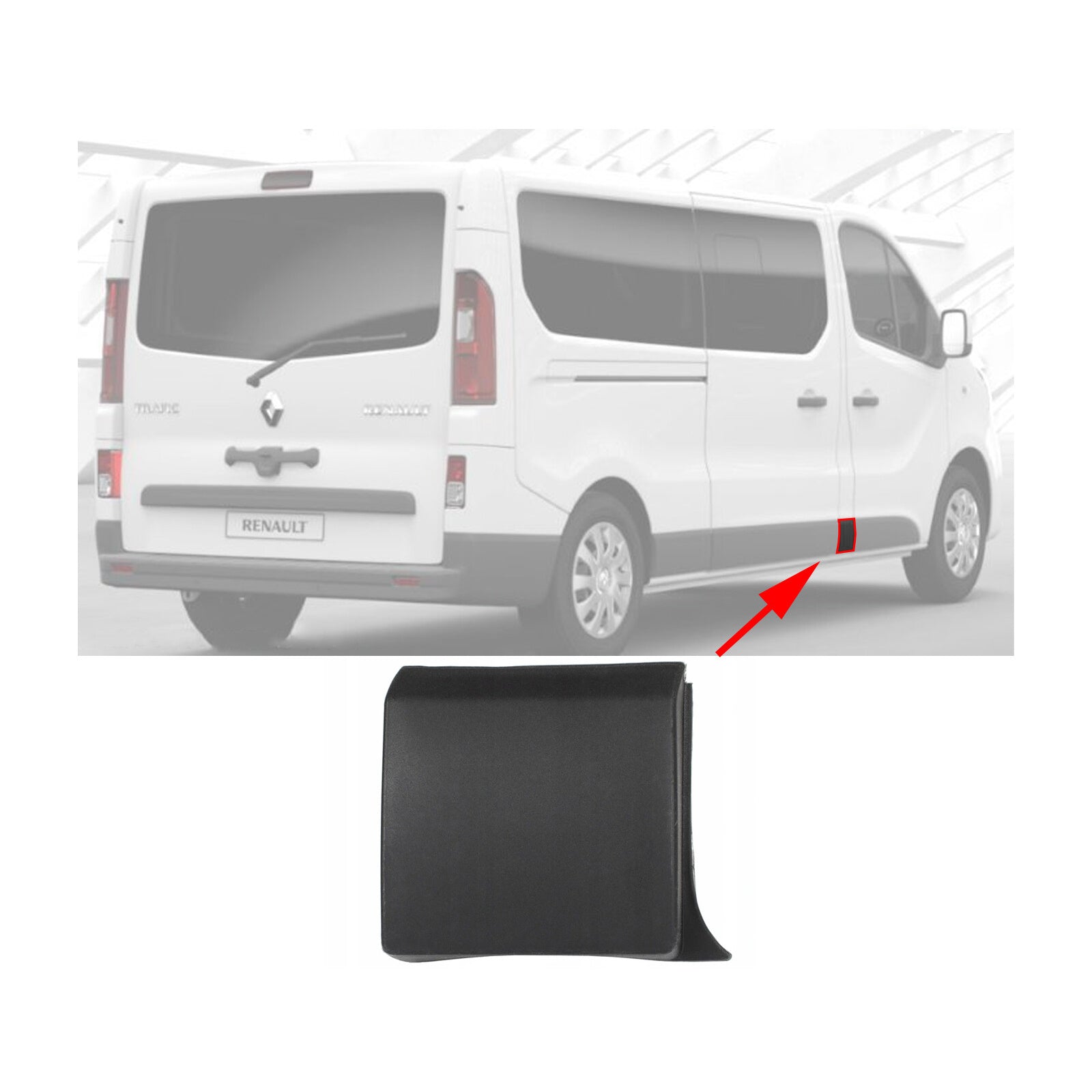 Side Moulding Panel Right For Nissan Primastar Renault Trafic Mk3 768185709R