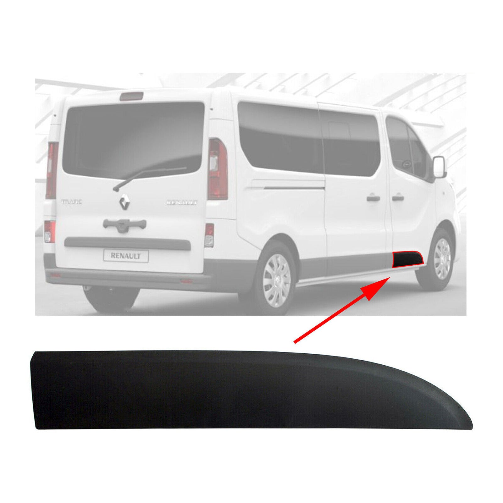 Front Right Door Moulding Panel Trim For Vauxhall Opel Vivaro B Mk2 Fiat Talento