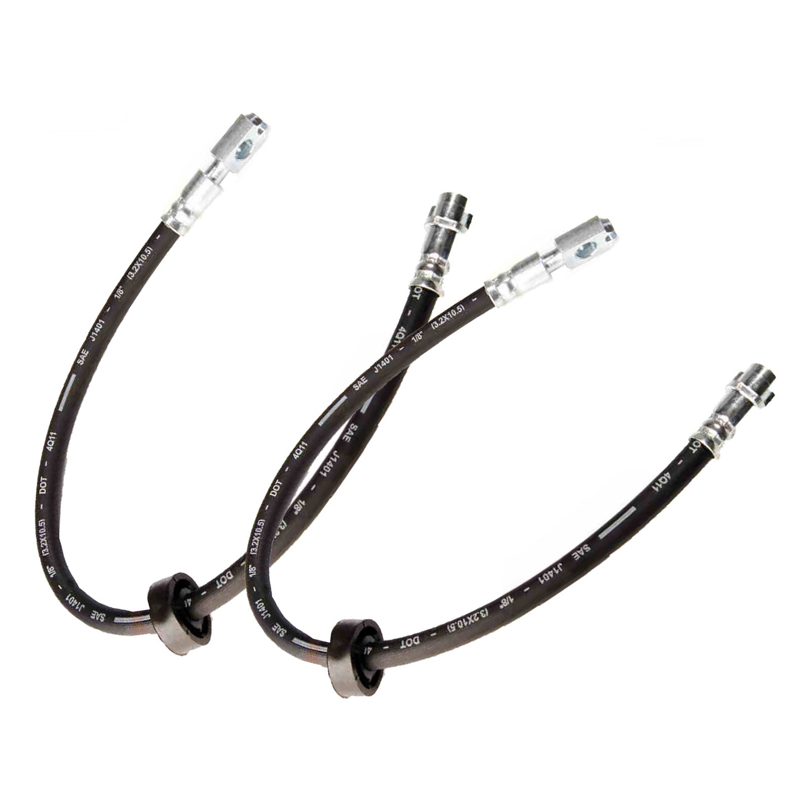 2X Front Brake Hoses Pipe Lines Pair For Vw New Beetle Seat Toledo 1J0611701