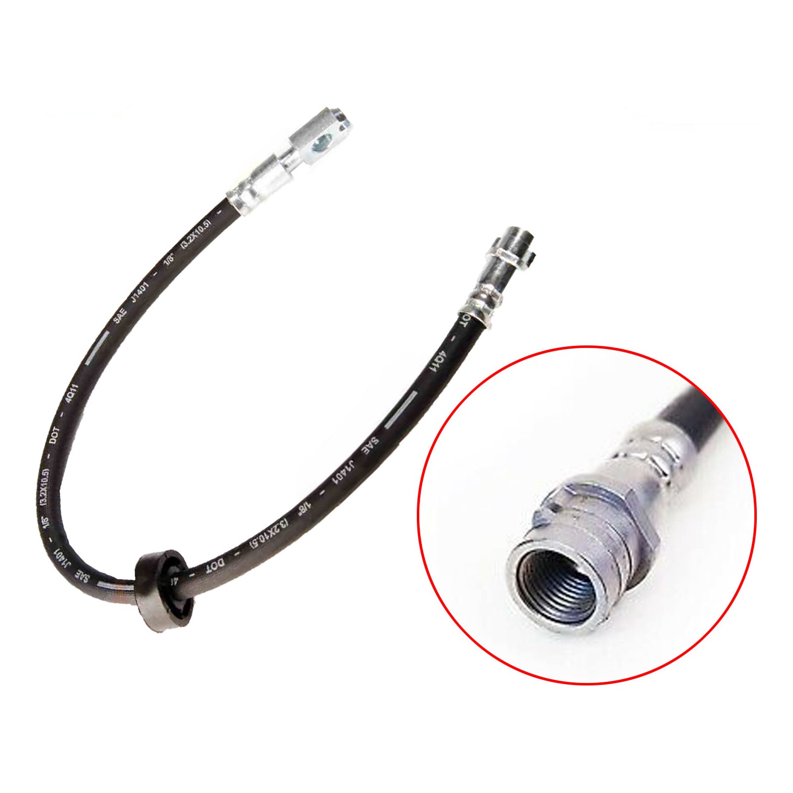 2X Front Brake Hoses Pipe Lines Pair For VW New Beetle Seat Toledo 1J0611701