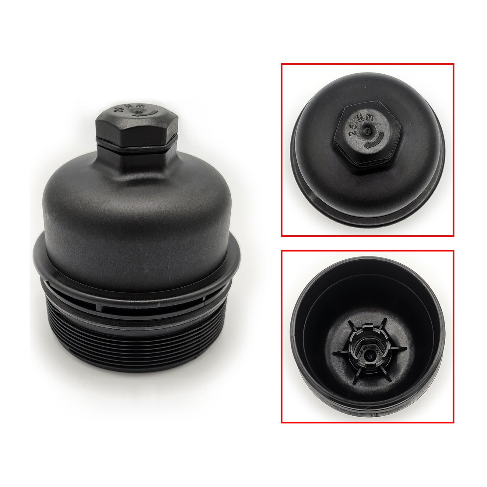 Oil Filter Cover Cap For Ford Fiesta Focus Kuga Mondeo Fushion Galaxy C Max