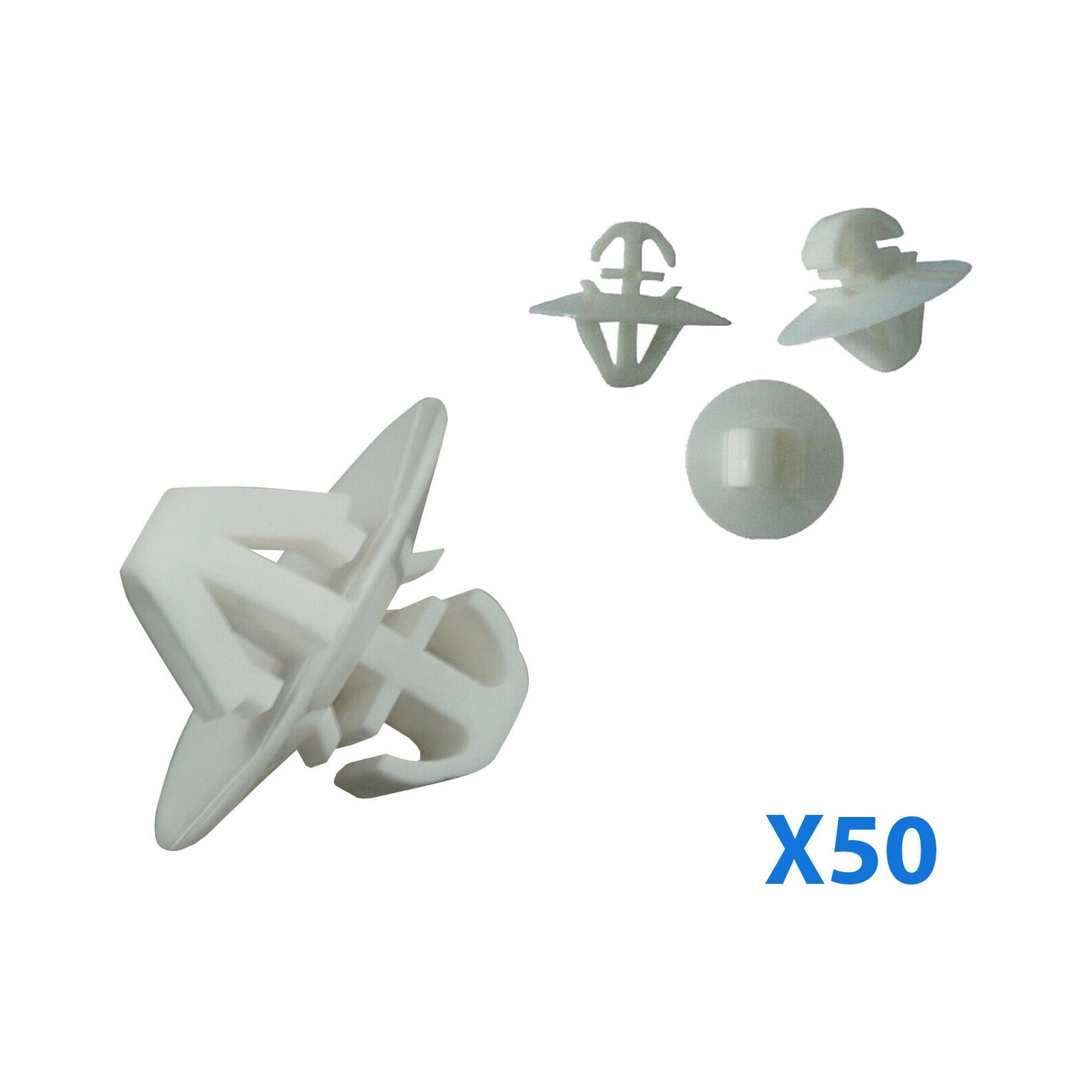 50X Exterior Side Moulding Door Trim Panel Plastic Clips For Mercedes Sprinter