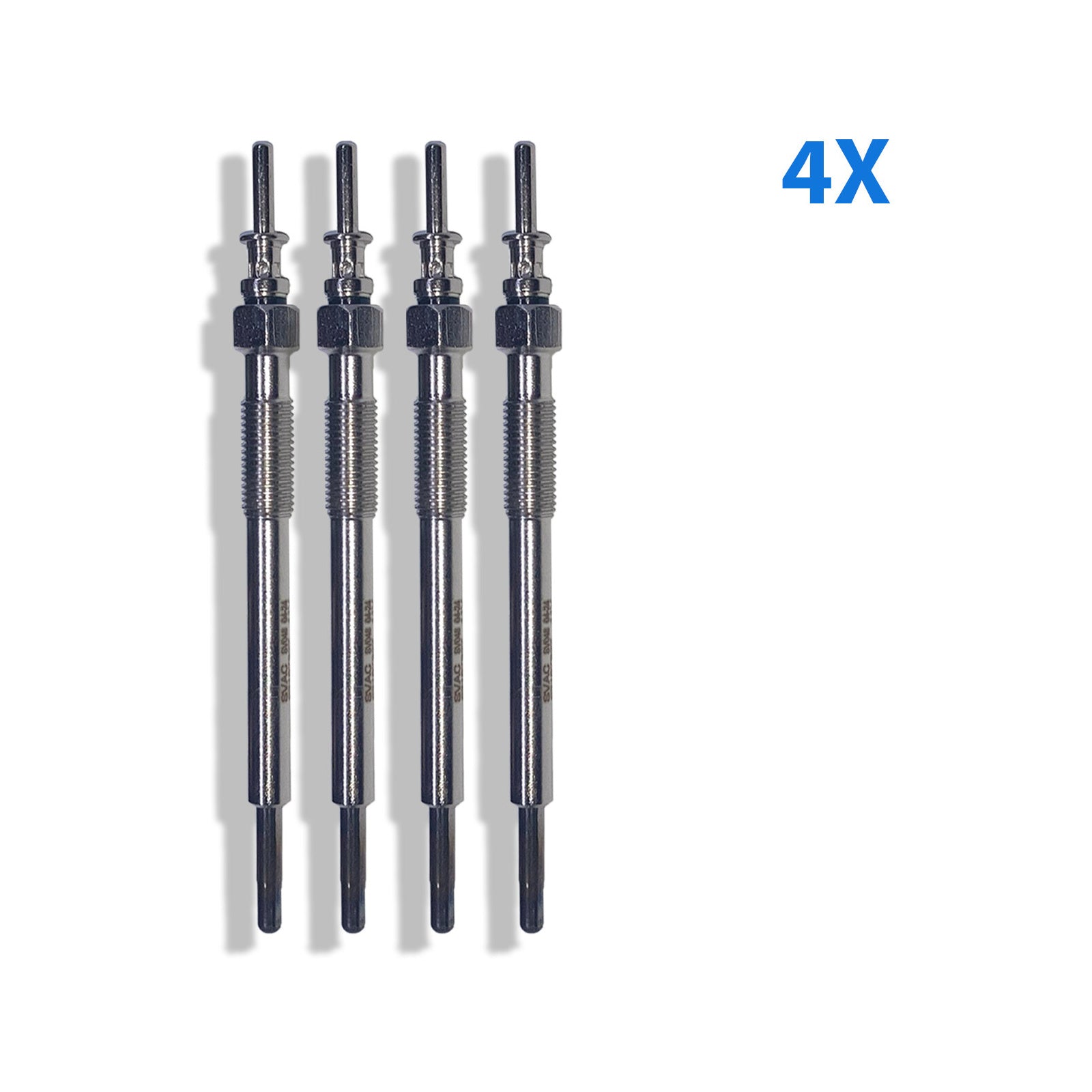 4X Glow Plugs For Vauxhall Astra G H J Corsa C D Zafira Meriva Combo 1.7 CDTI