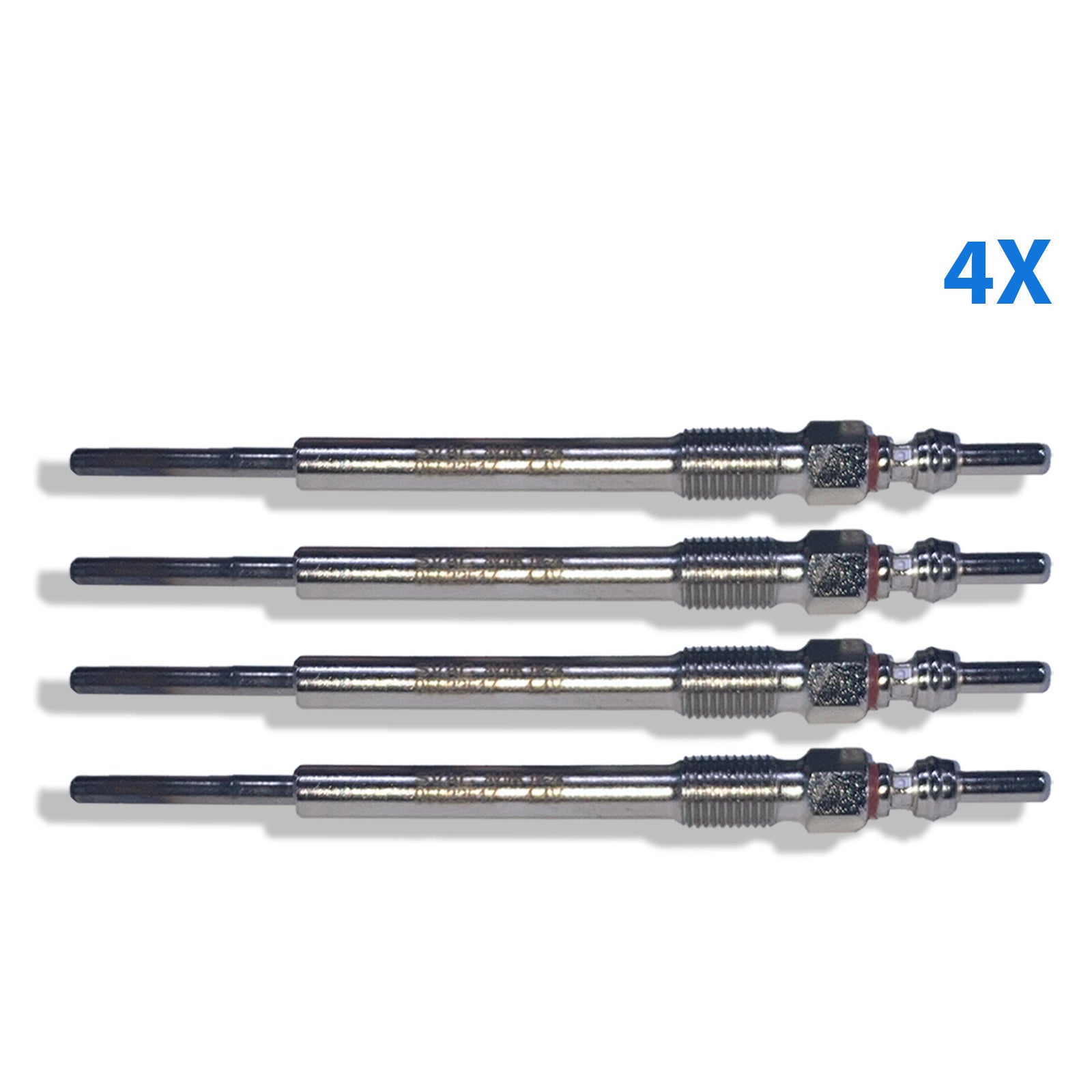 4X Glow Plugs For Fiat 500C 500L Doblo Punto Fiorino Idea Panda Qubo Strada 1.3D