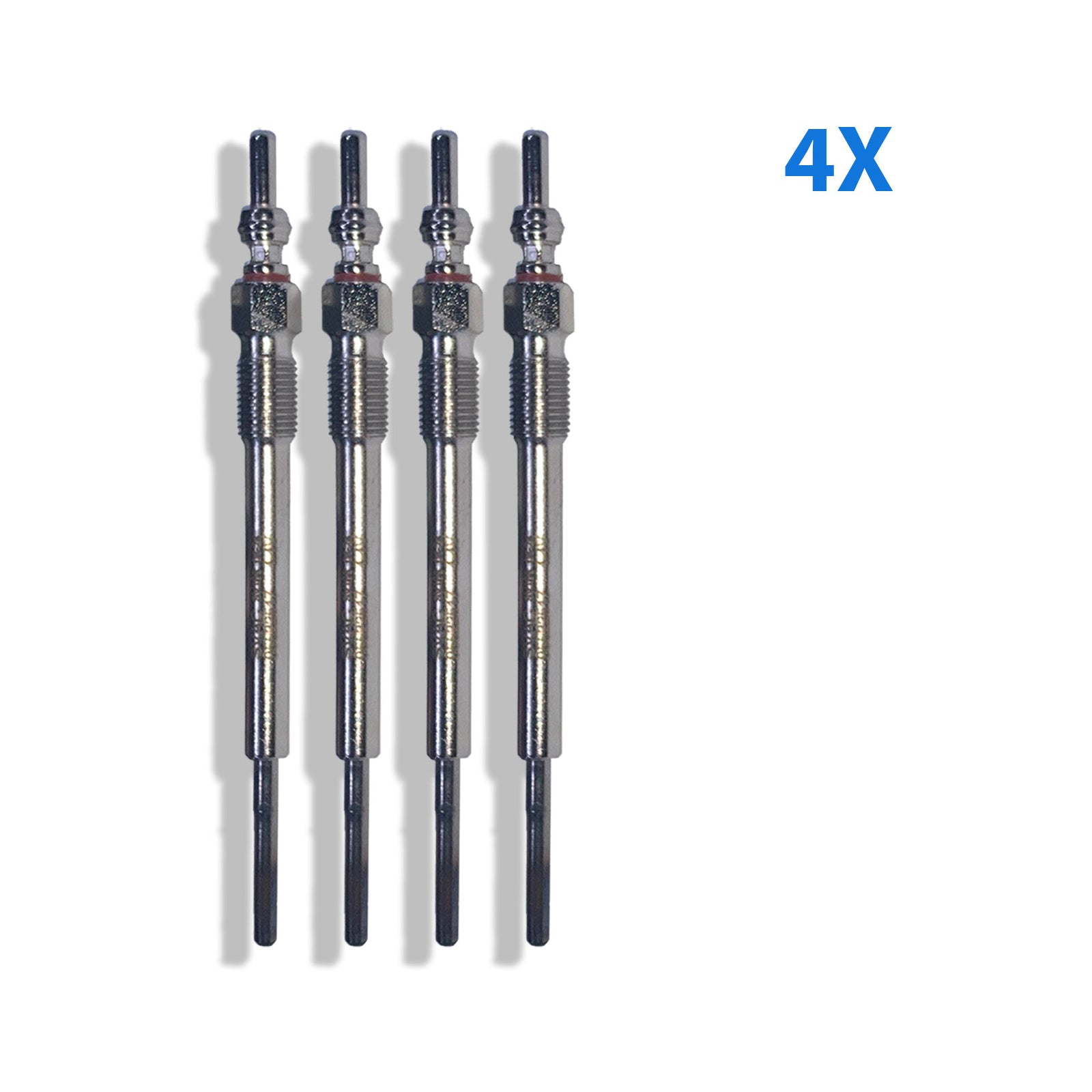 4X Glow Plugs For Fiat 500C 500L Doblo Punto Fiorino Idea Panda Qubo Strada 1.3D