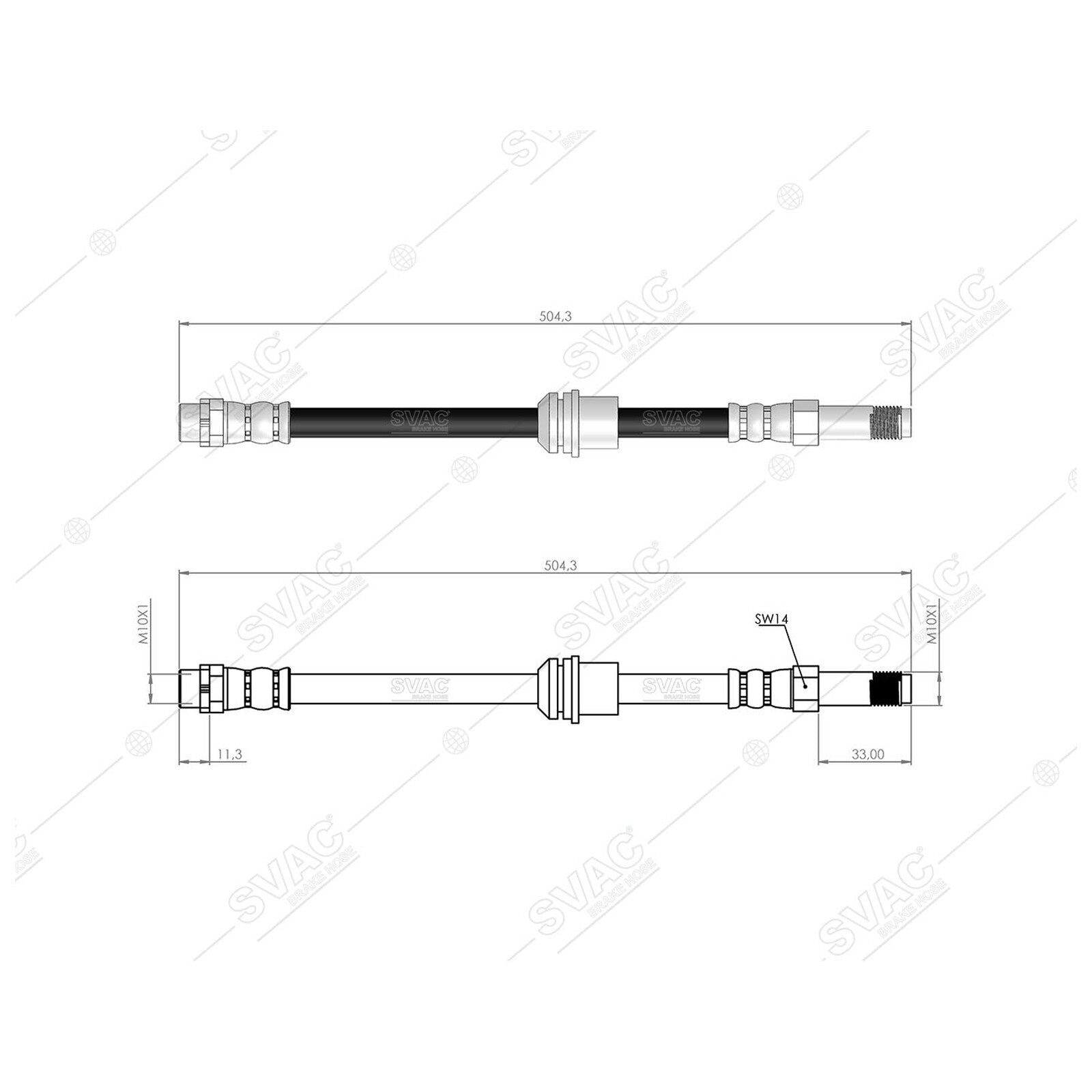 Rear Brake Hose Pipe For BMW E46 316 318 320 325 330 M3 323 328 34301165174