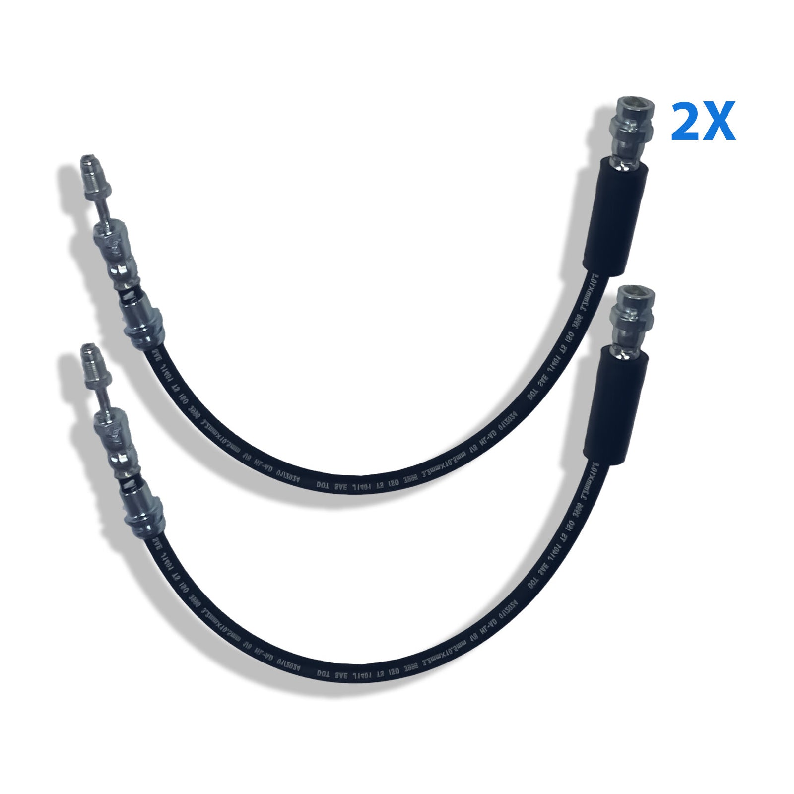 2X Front Brake Hose 1201141 1437504 2S612078AE 2S612078AF D35043980B D43643980A