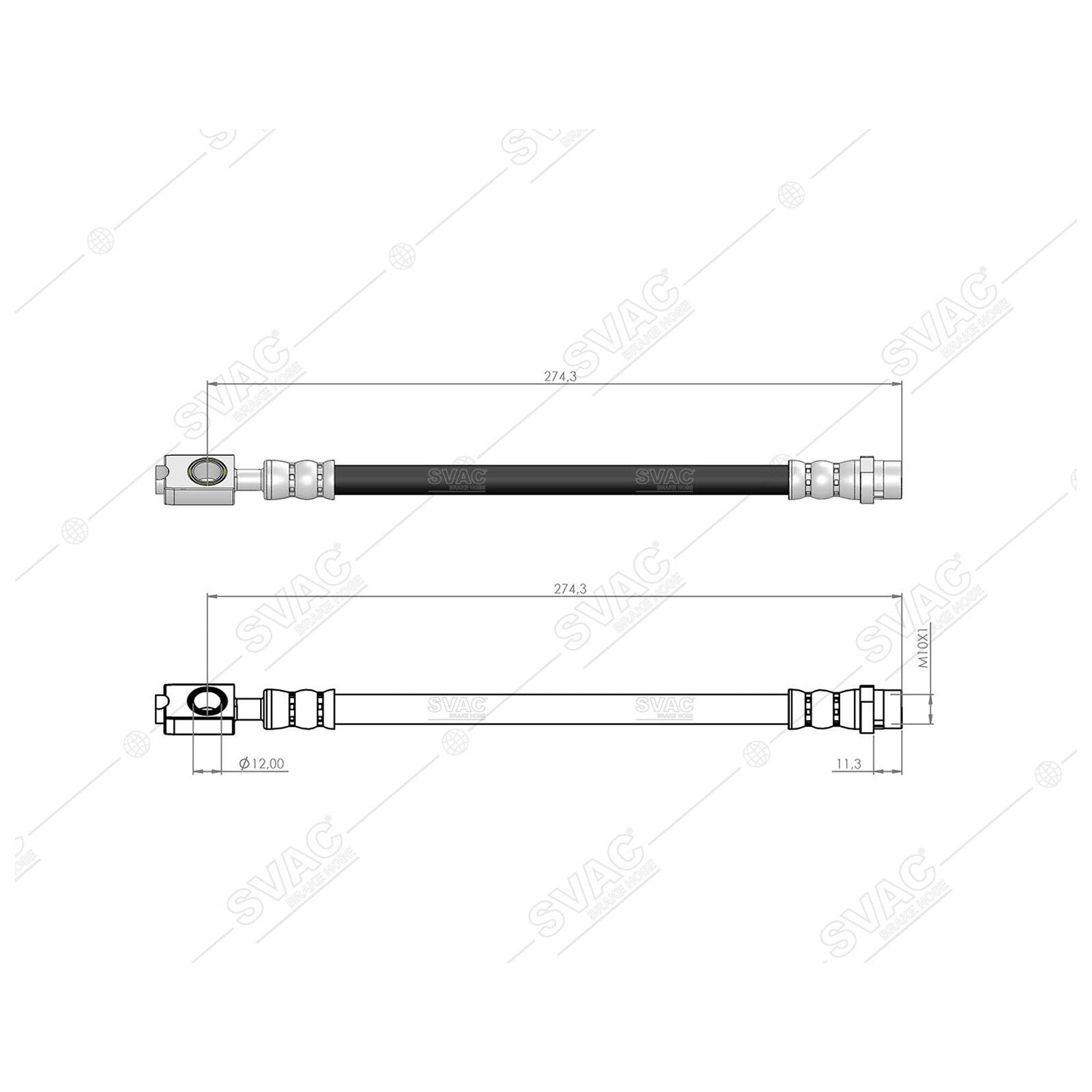 Rear Brake Hose Pipe For Audi A4 B6 B7 Seat Exeo 3R2 3R5 8E0611775H 8E0611775N