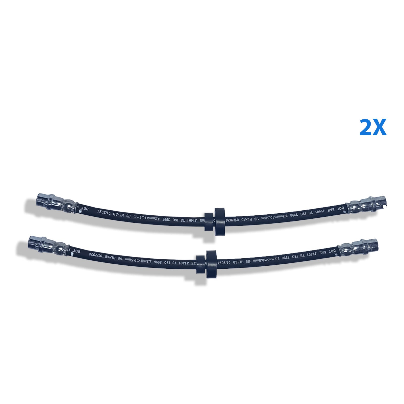 2X Front Brake Hoses Pipe For VW T4 Transporter Van 701611701 Left and Right