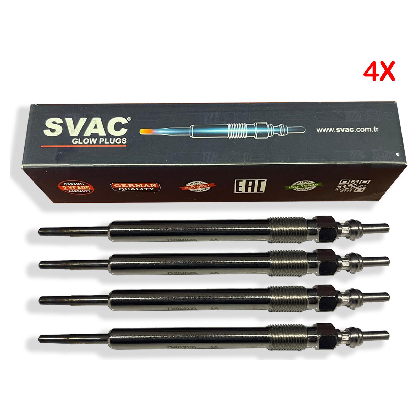 4X Glow Plugs For Land Rover Discovery Range Rover Evoque and Sport 2.0 D Lr073727