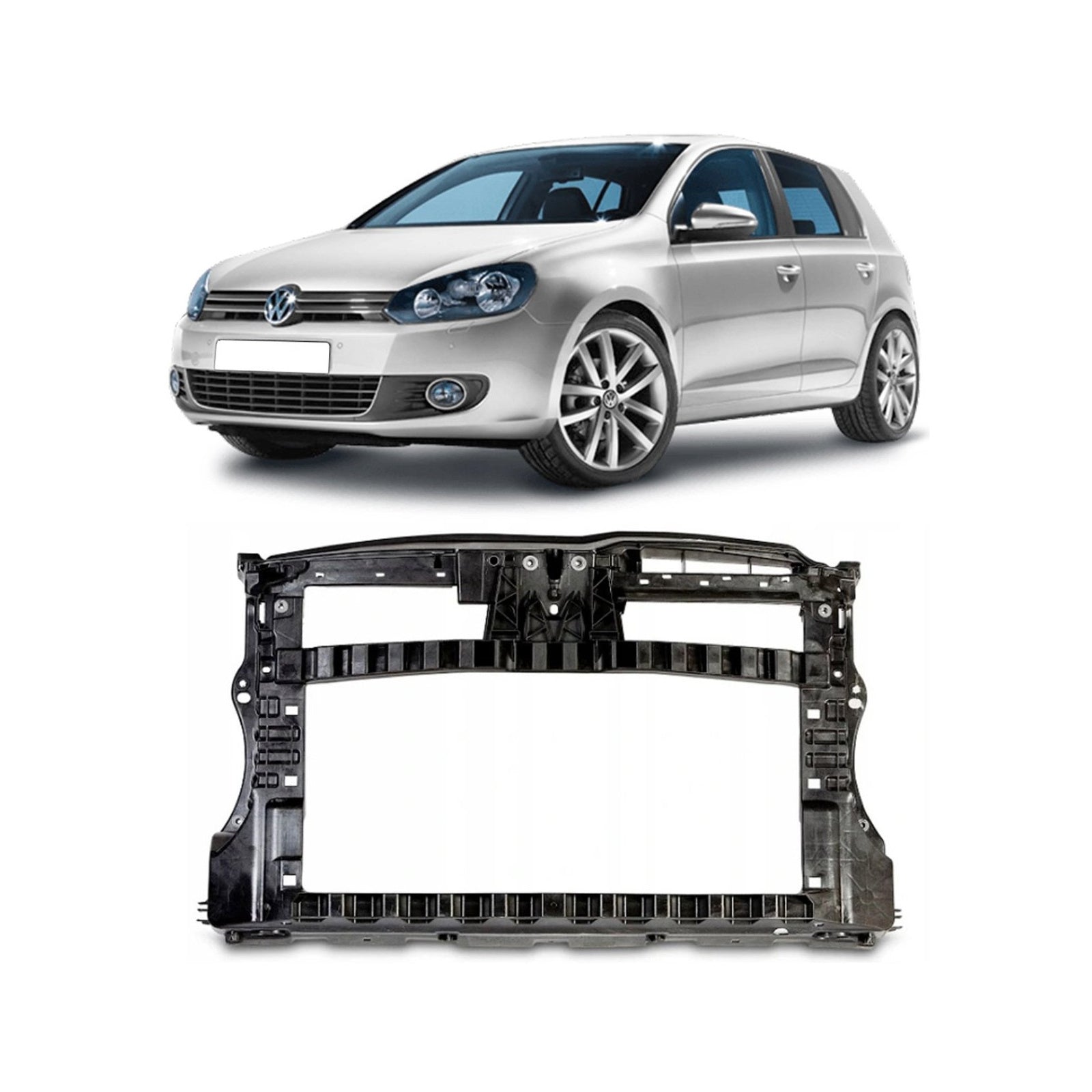 Front Slam Panel Radiator Support For Vw Golf Mk6 2008 2013 5K0805588E 1K9805588