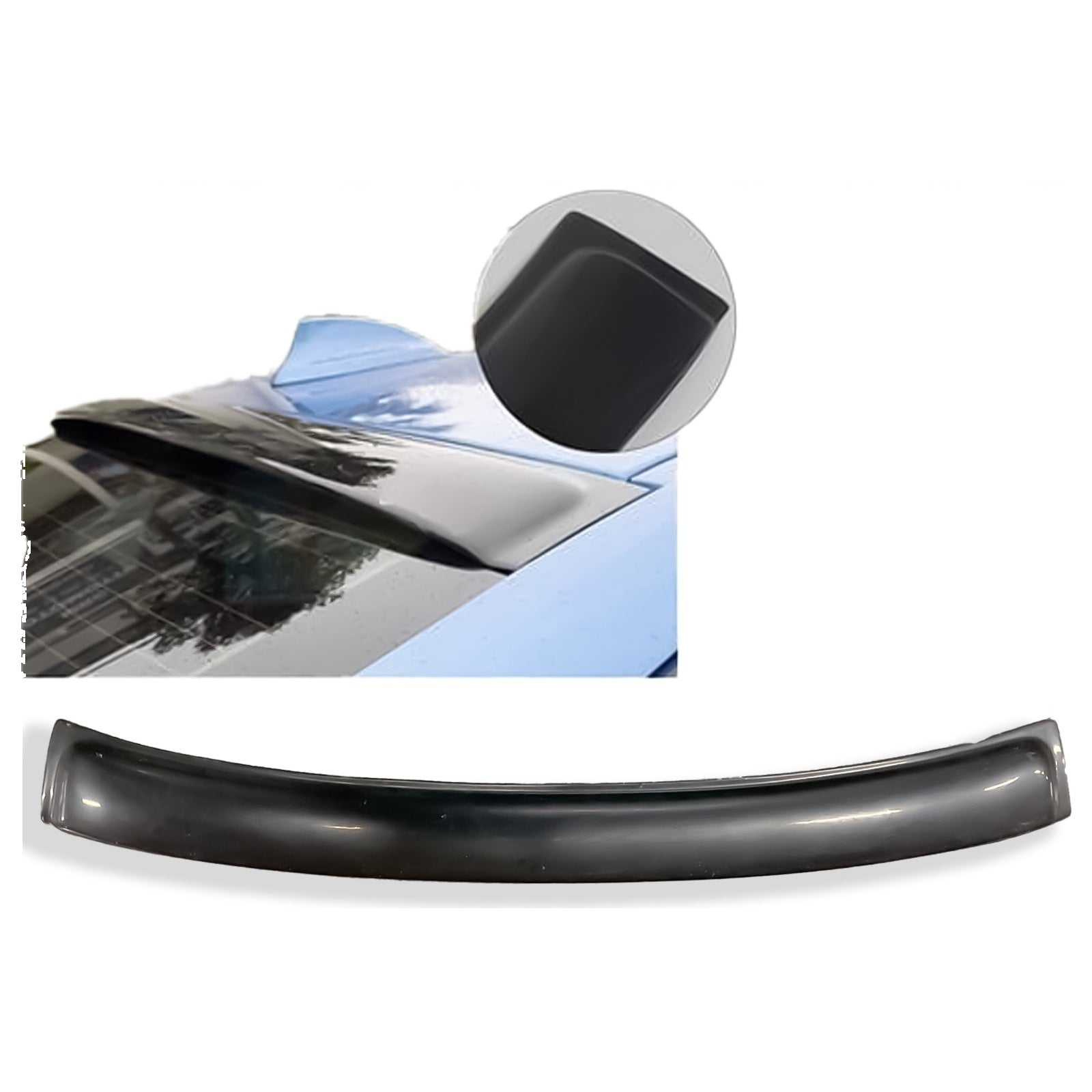 Rear Roof Spoiler Window Wing Lip Gloss Black For Bmw 3 Series F30 2012 2019