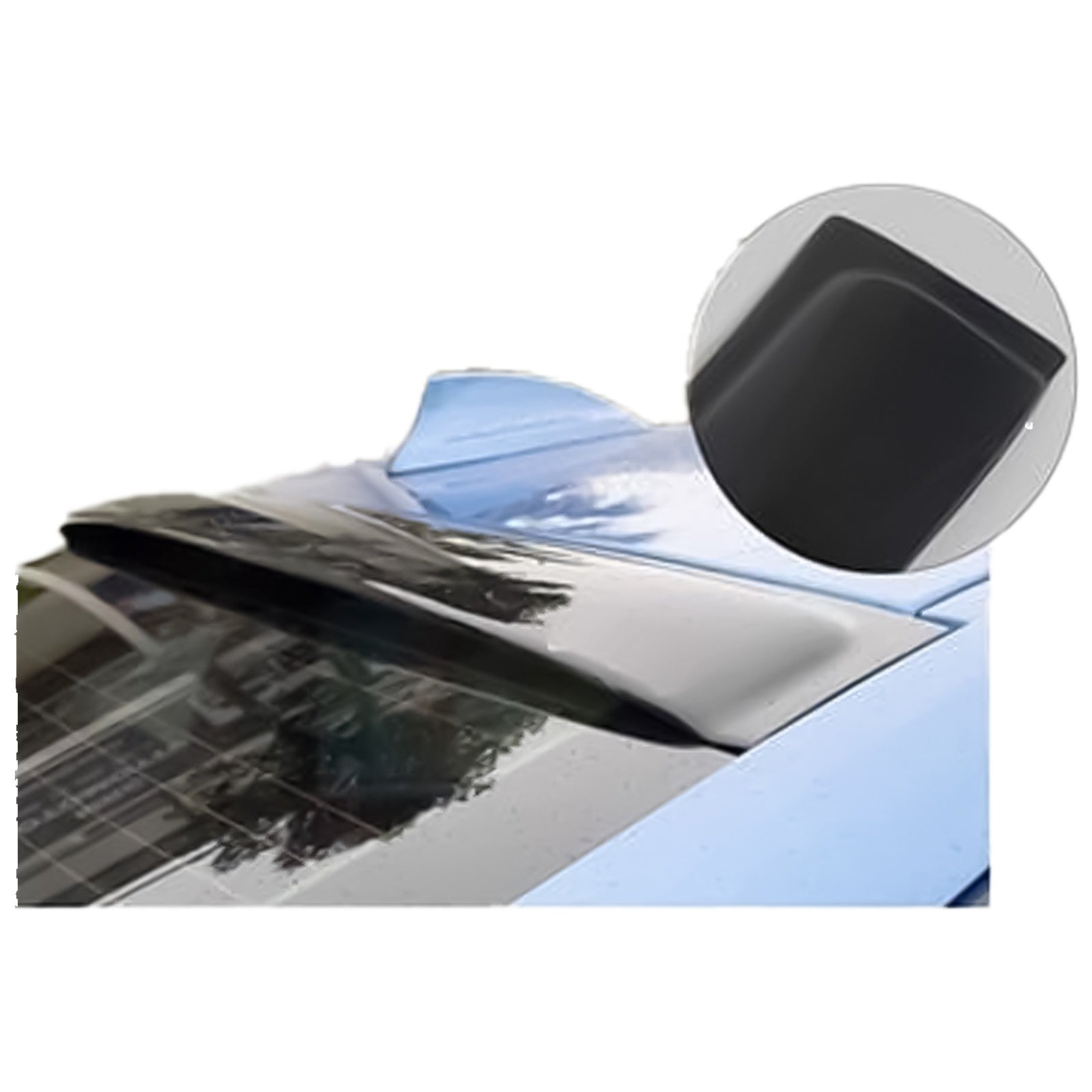 Rear Roof Spoiler Window Wing Lip Gloss Black For BMW 3 Series F30 2012-2019