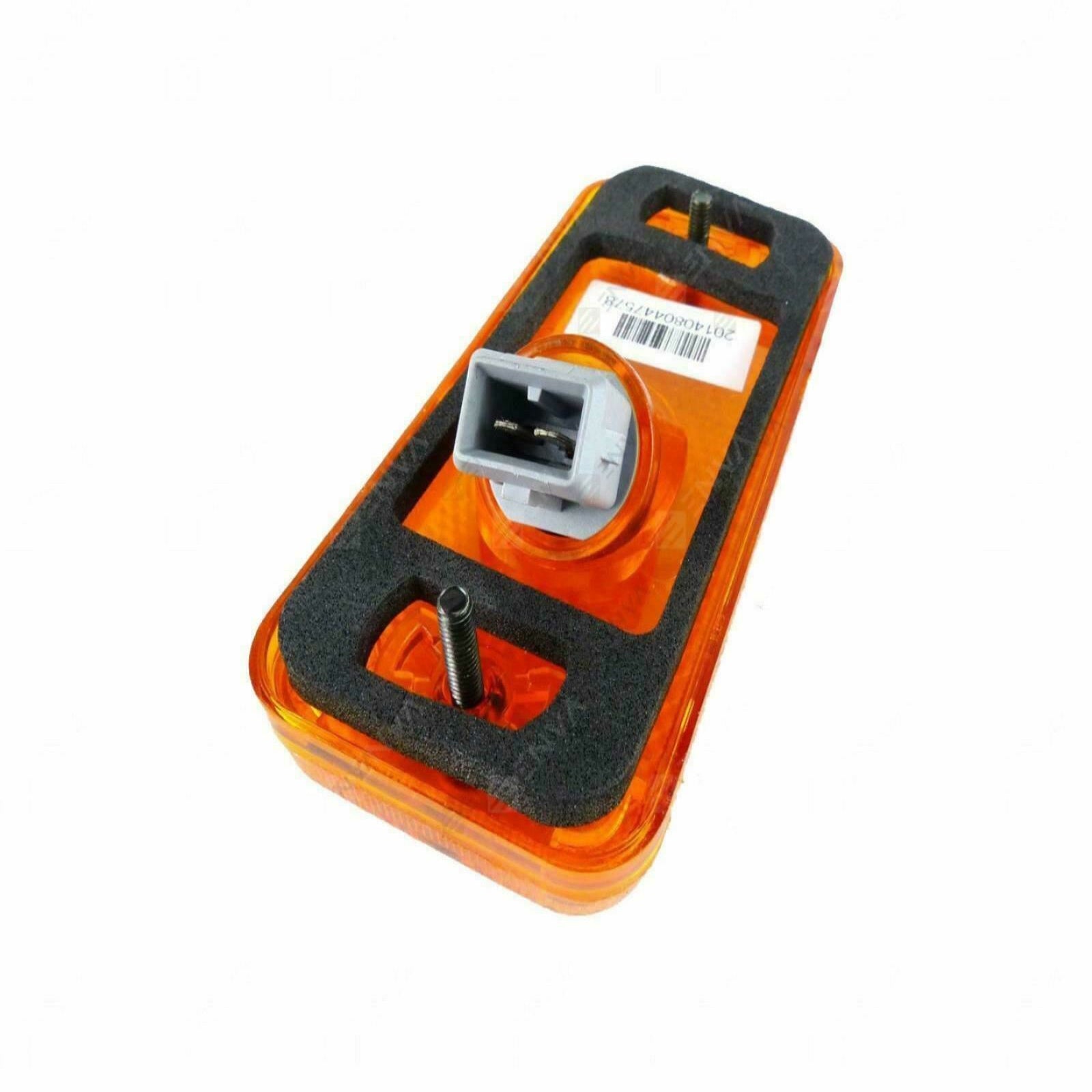 For Fiat Ducato 09-15 Side Marker Light Lamp Both Side with Bulb Holder Amber