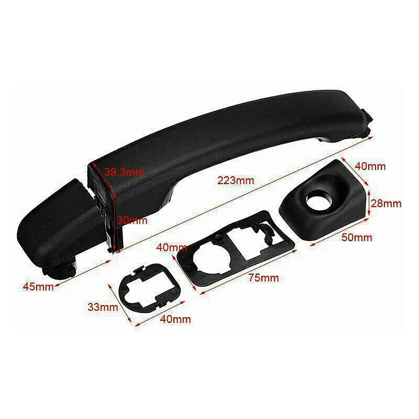 For Opel/Vauxhall Movano 2010-2016 Exterior Door Handle