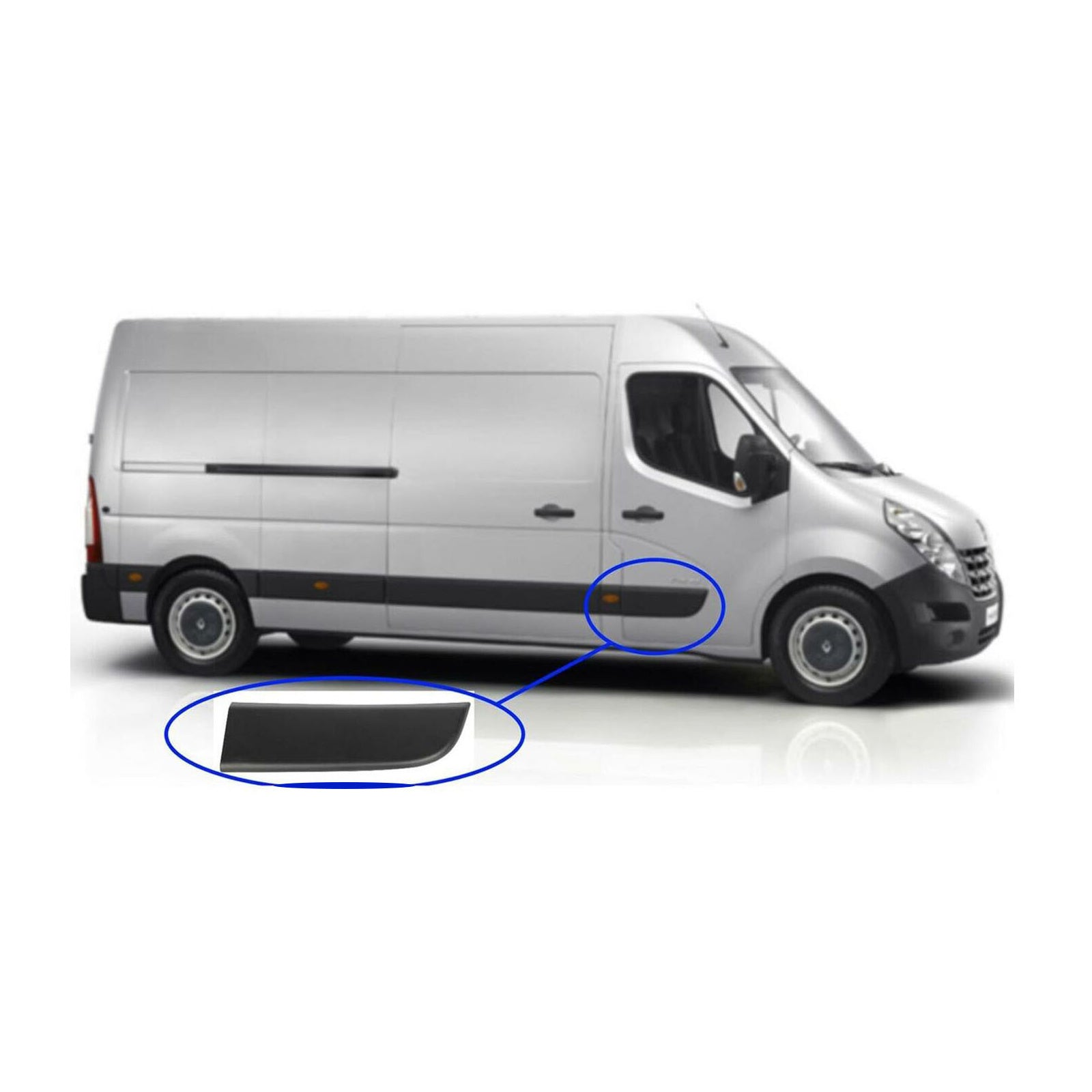Door Mouldings Strip Panel Front Right Left Side Fits Renault Master 808200149R