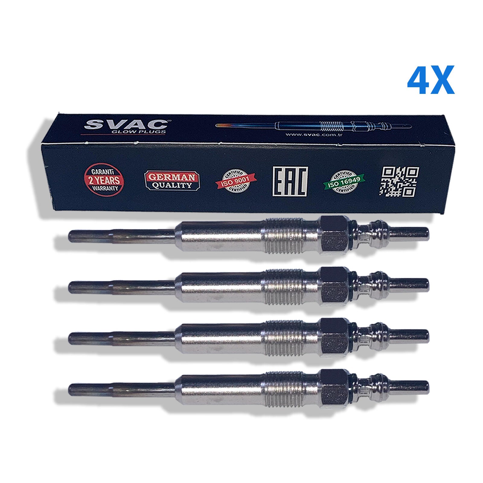 4X Heater Glow Plugs For Vw Golf V Passat B6 Polo Jetta Iii Sharan Beetle Tdi