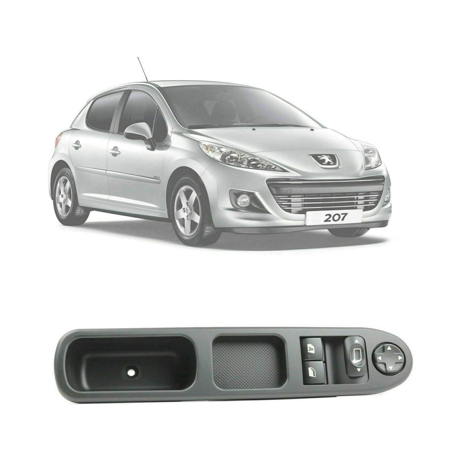 Electric Window Control Switch Driver Side For Peugeot 207 2006 2014 C3 6554.Qc