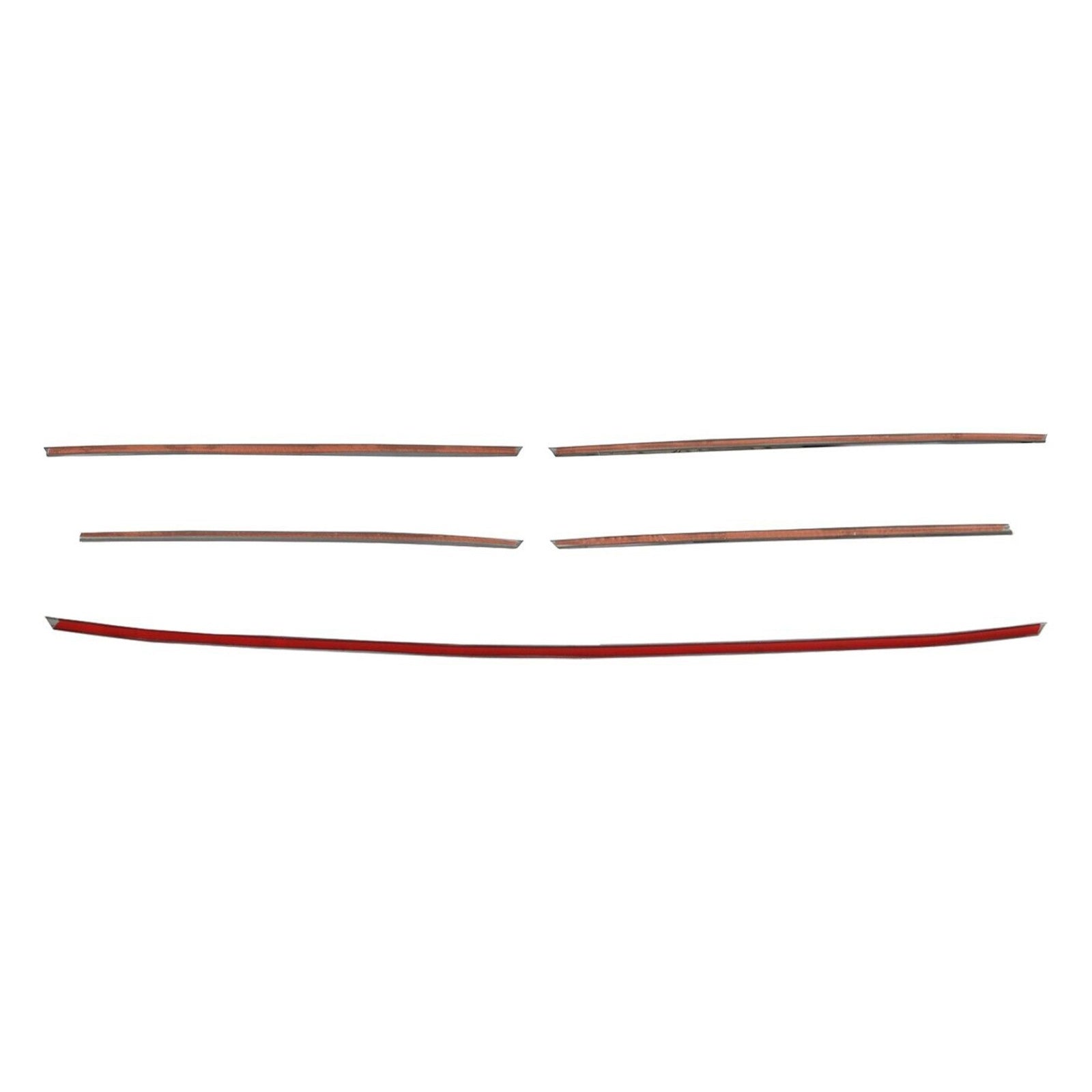 5 Pcs Chrome Front Grill Trim Cover S.Steel For Mercedes Sprinter W907 2018-On