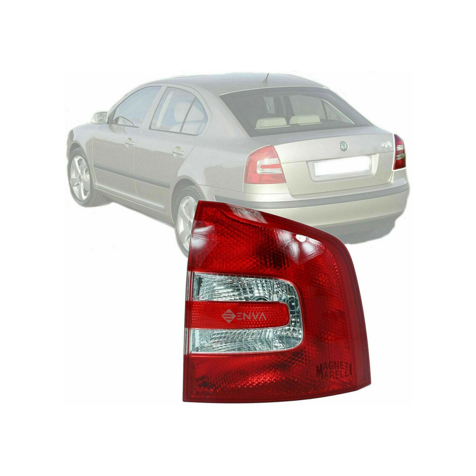 Magneti Marelli Rear Tail Stop Lamp Right Side For Skoda Octavia 2005 2008