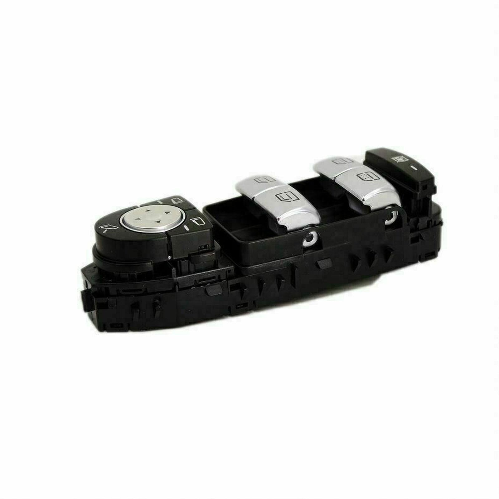 Window Main Control Switch Black (White Light) 3 Pin for Mercedes S400 2016-2019