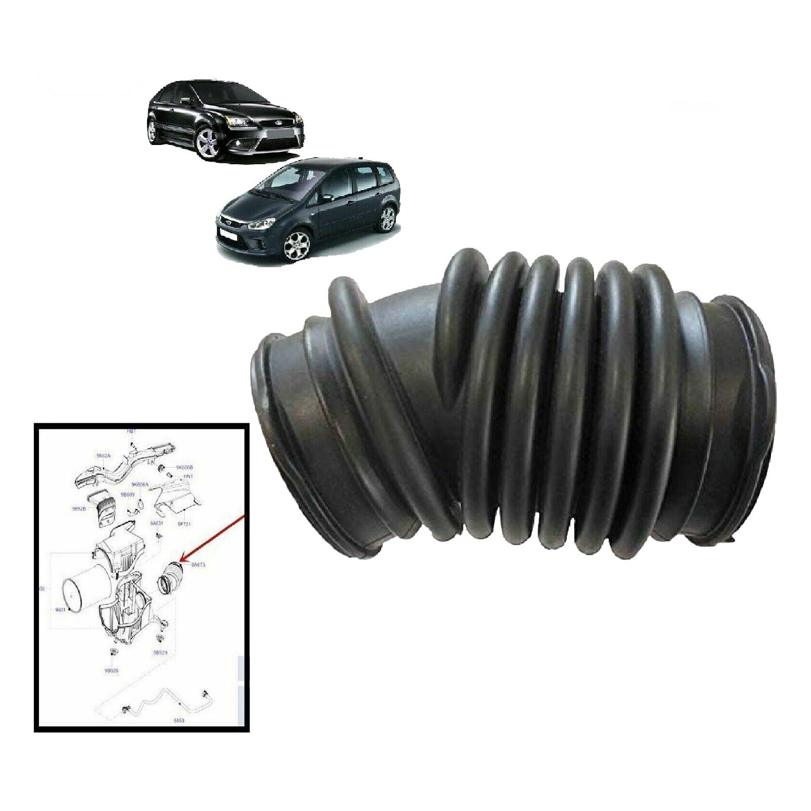 Air Filter Intake Hose Pipe For Ford Focus Mk2 C Max Focus C Max 1.8 2.0 1684286